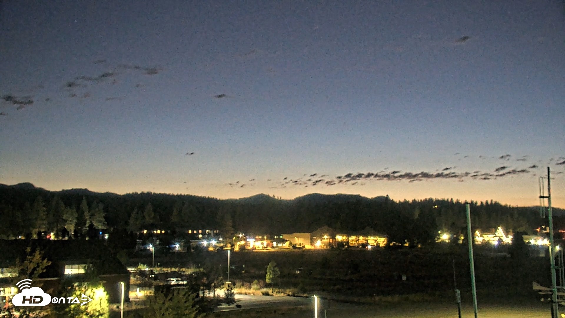 Snapshot of Truckee Tahoe Airport Live Webcam taken Oct 9, 2026, 7:21pm PDT