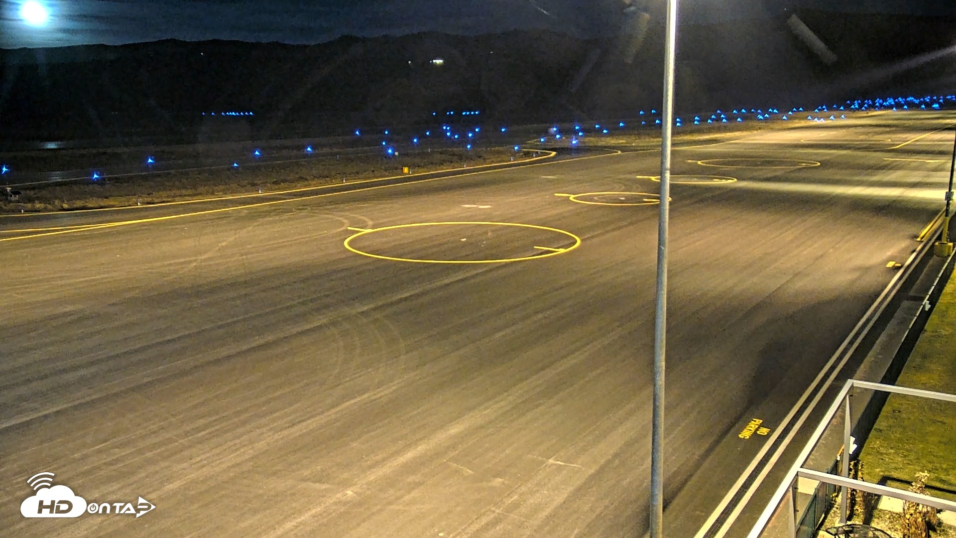 Snapshot of Truckee Tahoe Airport Live Webcam taken Nov 9, 2025, 9:28pm PST