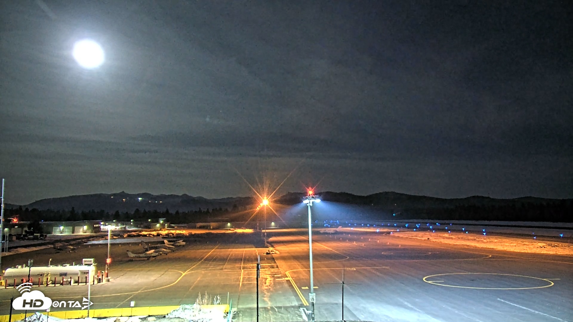 Snapshot of Truckee Tahoe Airport Live Webcam taken Feb 1, 2026, 5:32am PST