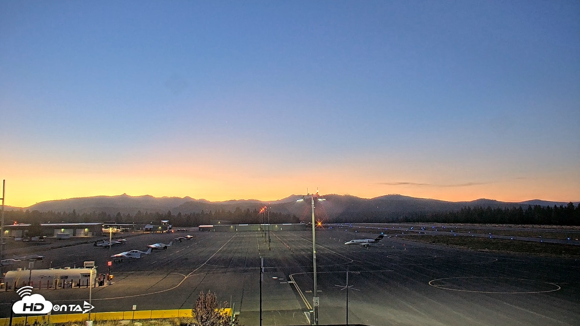 Snapshot of Truckee Tahoe Airport Live Webcam taken Sep 22, 2026, 7:23pm PDT