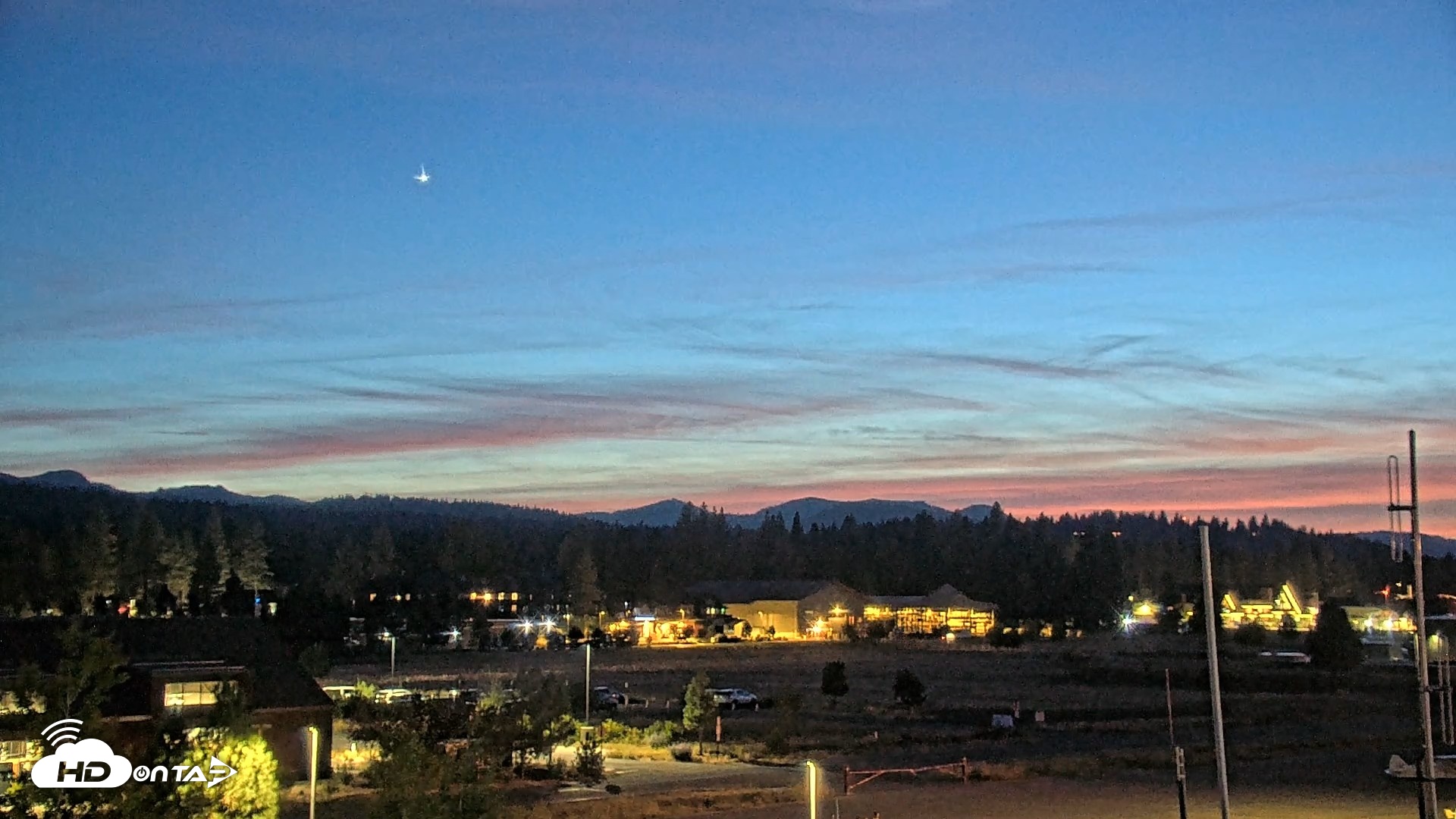 Snapshot of Truckee Tahoe Airport Live Webcam taken Aug 20, 2026, 8:30pm PDT