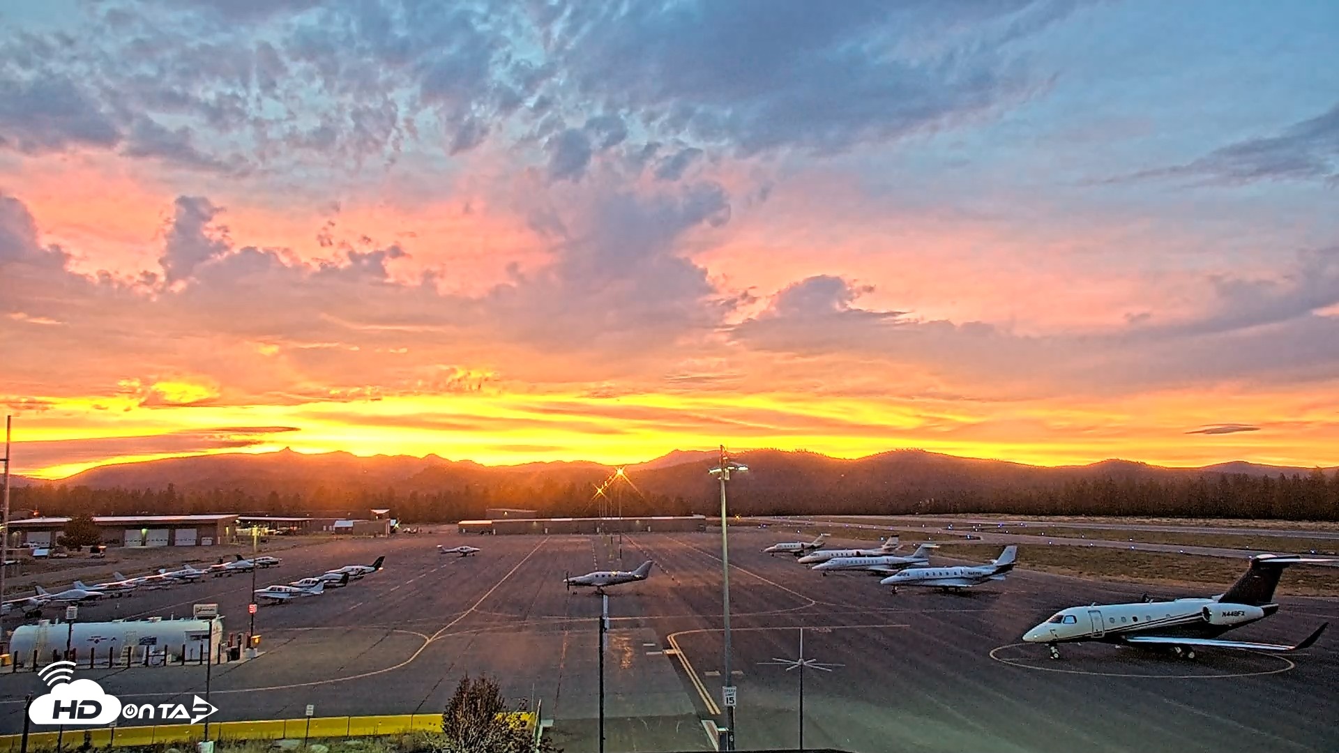 Snapshot of Truckee Tahoe Airport Live Webcam taken Aug 27, 2026, 7:54pm PDT