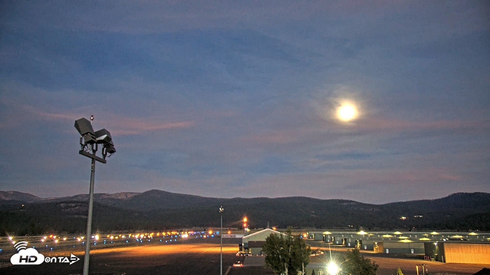 Snapshot of Truckee Tahoe Airport Live Webcam taken Aug 25, 2026, 8:17pm PDT