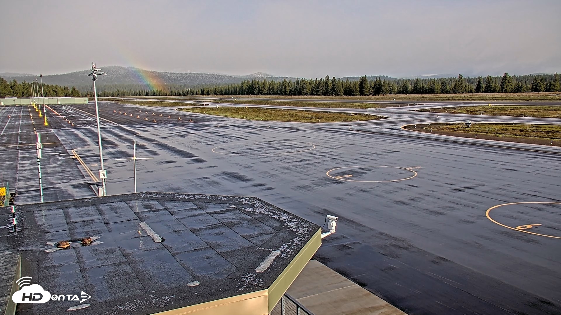Snapshot of Truckee Tahoe Airport Live Webcam taken Apr 11, 2026, 8:26am PDT
