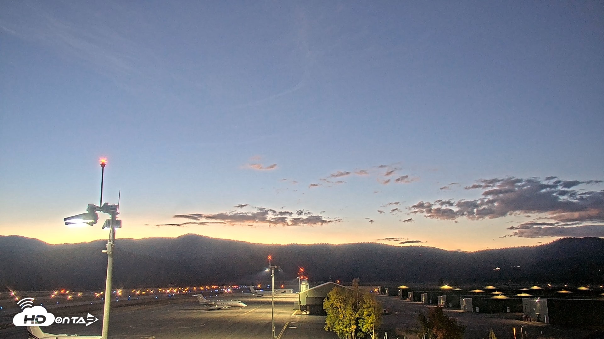 Snapshot of Truckee Tahoe Airport Live Webcam taken Oct 10, 2026, 6:35am PDT
