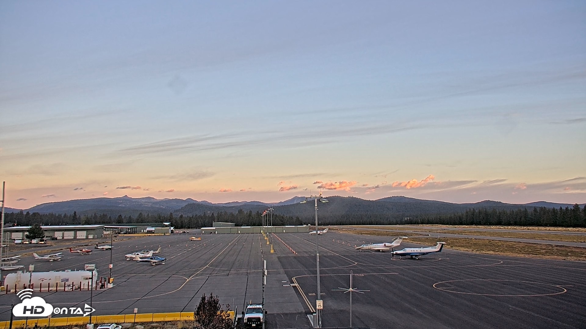 Snapshot of Truckee Tahoe Airport Live Webcam taken Sep 26, 2026, 6:55am PDT