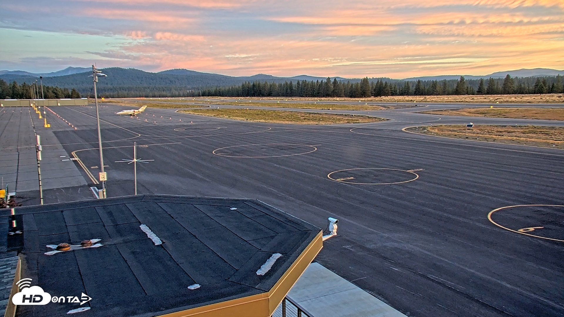 Snapshot of Truckee Tahoe Airport Live Webcam taken Aug 25, 2026, 6:19am PDT