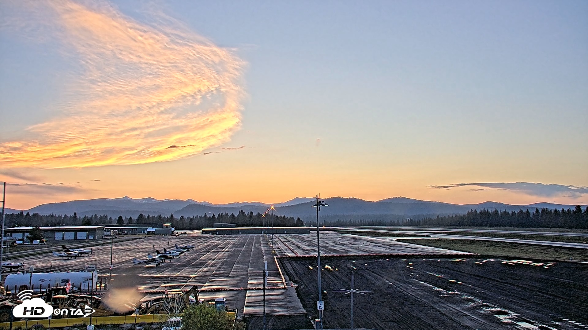 Snapshot of Truckee Tahoe Airport Live Webcam taken Jun 7, 2025, 8:33pm PDT