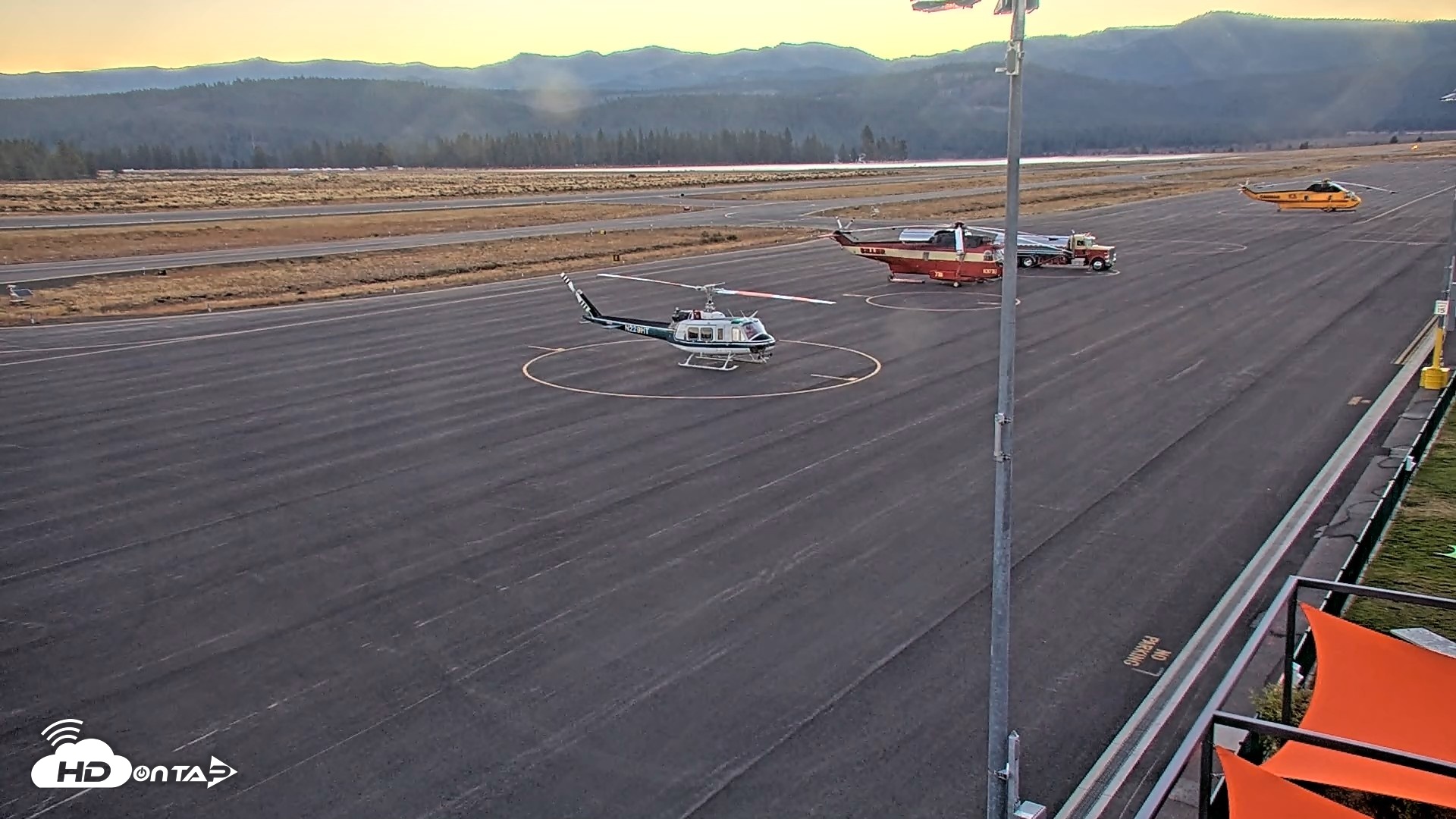 Snapshot of Truckee Tahoe Airport Live Webcam taken Sep 19, 2026, 6:50am PDT