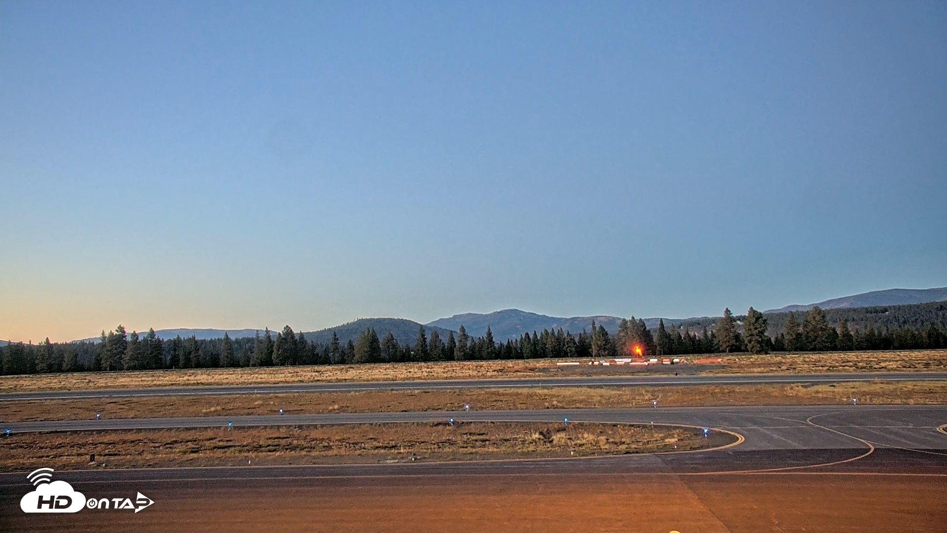 Snapshot of Truckee Tahoe Airport Live Webcam taken Sep 6, 2026, 7:45pm PDT