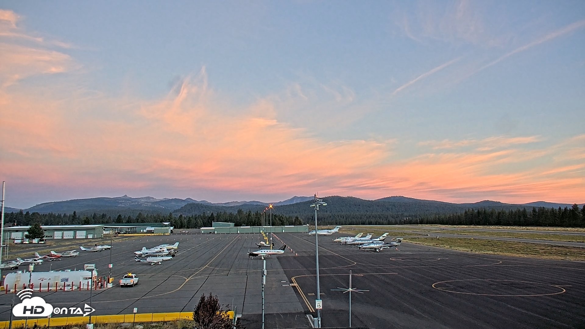 Snapshot of Truckee Tahoe Airport Live Webcam taken Aug 20, 2026, 6:13am PDT