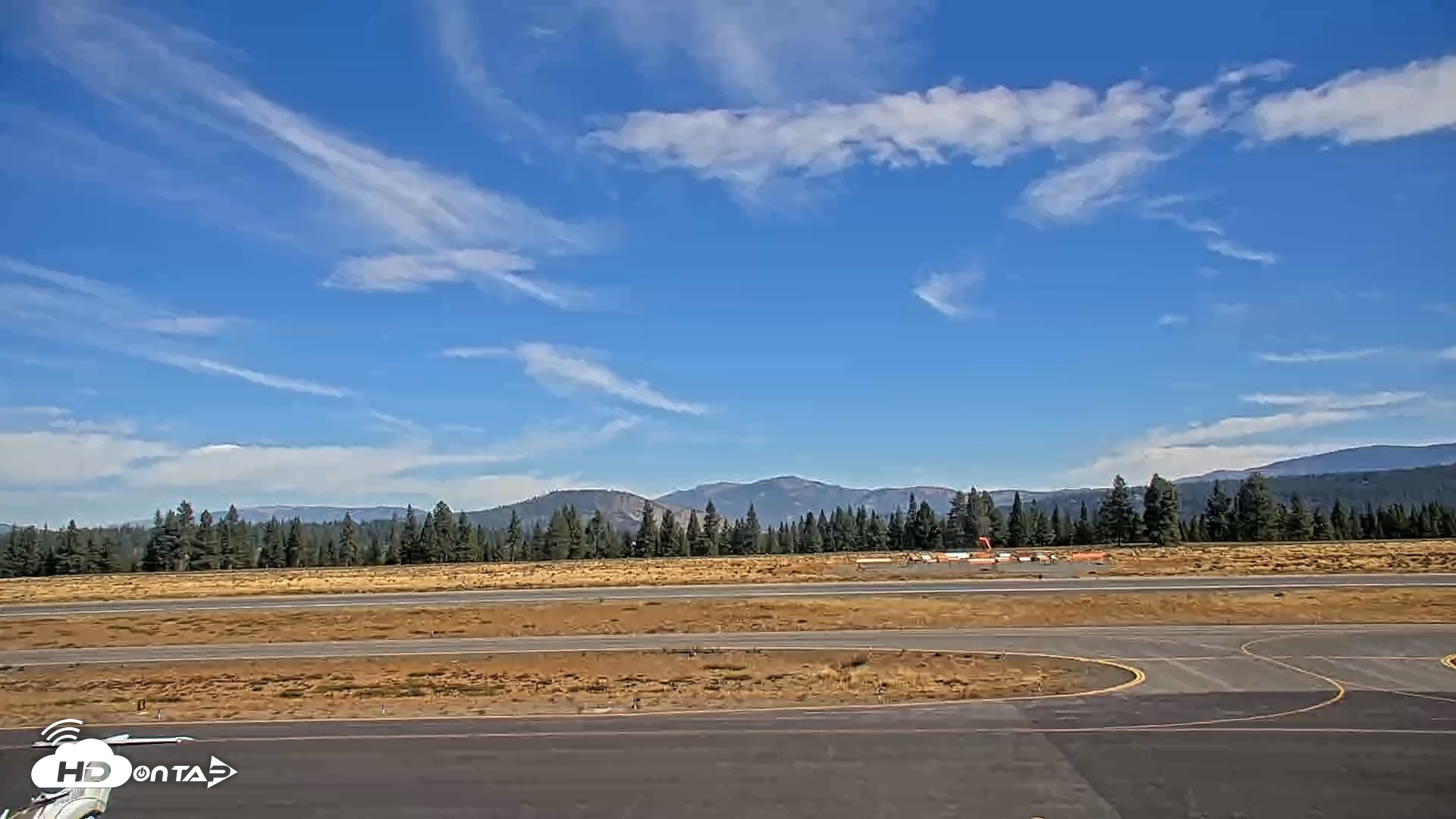 Snapshot of Truckee Tahoe Airport Live Webcam taken Oct 2, 2026, 11:00am PDT
