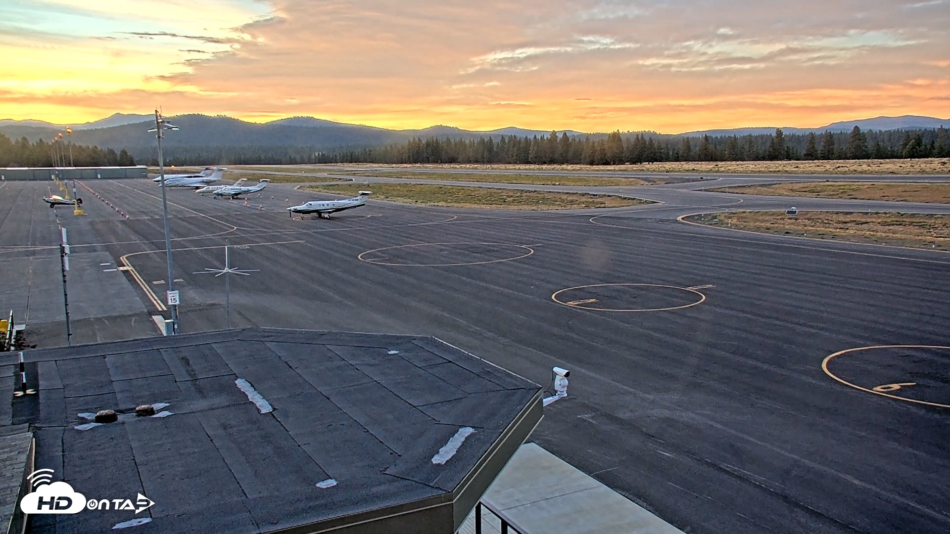 Snapshot of Truckee Tahoe Airport Live Webcam taken Aug 23, 2026, 7:46pm PDT