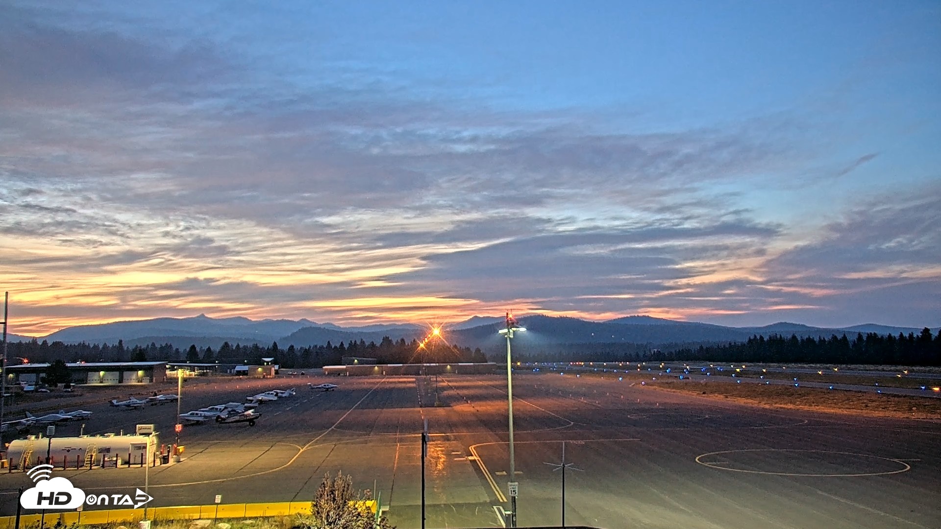 Snapshot of Truckee Tahoe Airport Live Webcam taken Aug 31, 2026, 7:58pm PDT