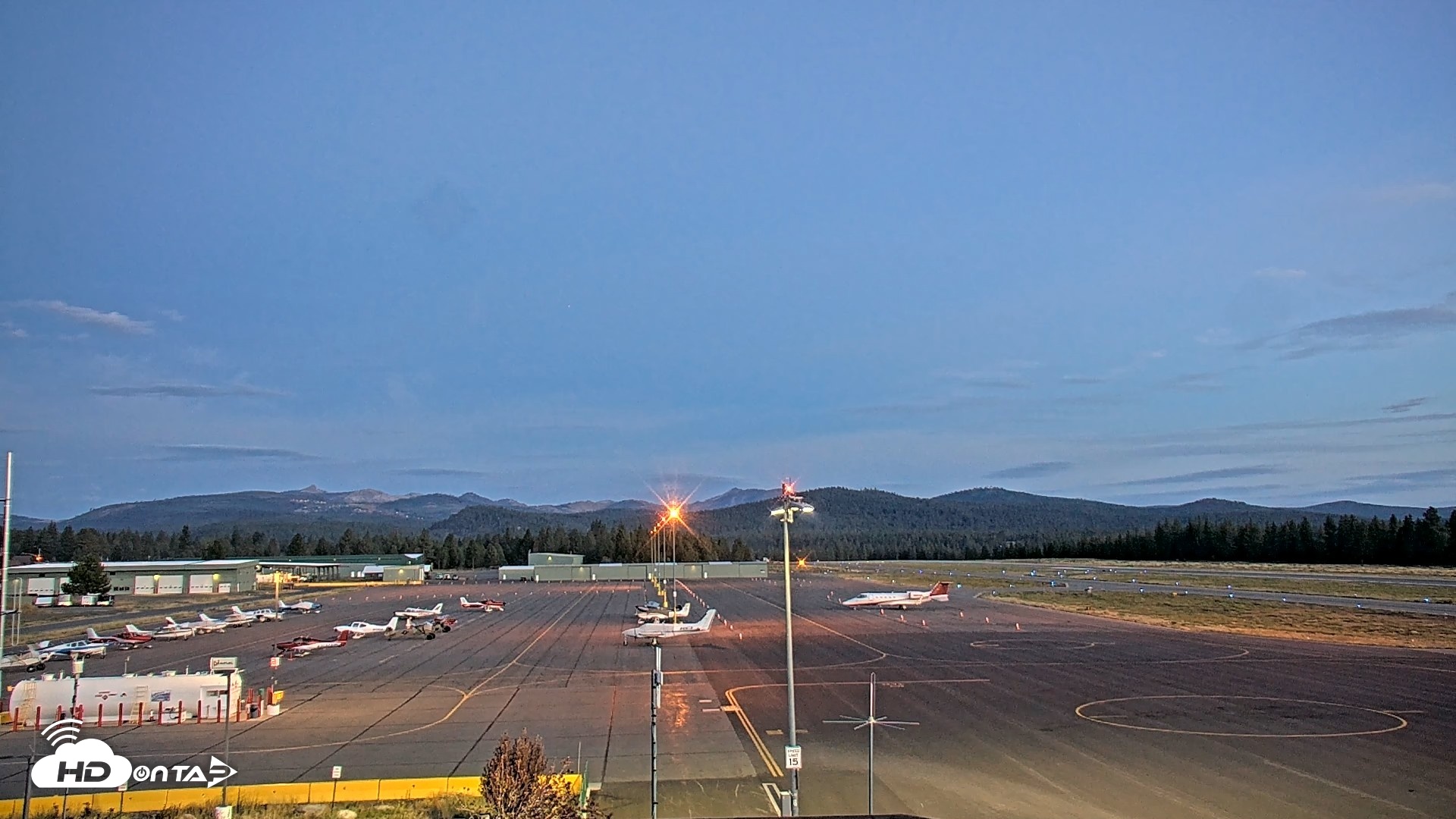 Snapshot of Truckee Tahoe Airport Live Webcam taken Aug 17, 2026, 5:56am PDT