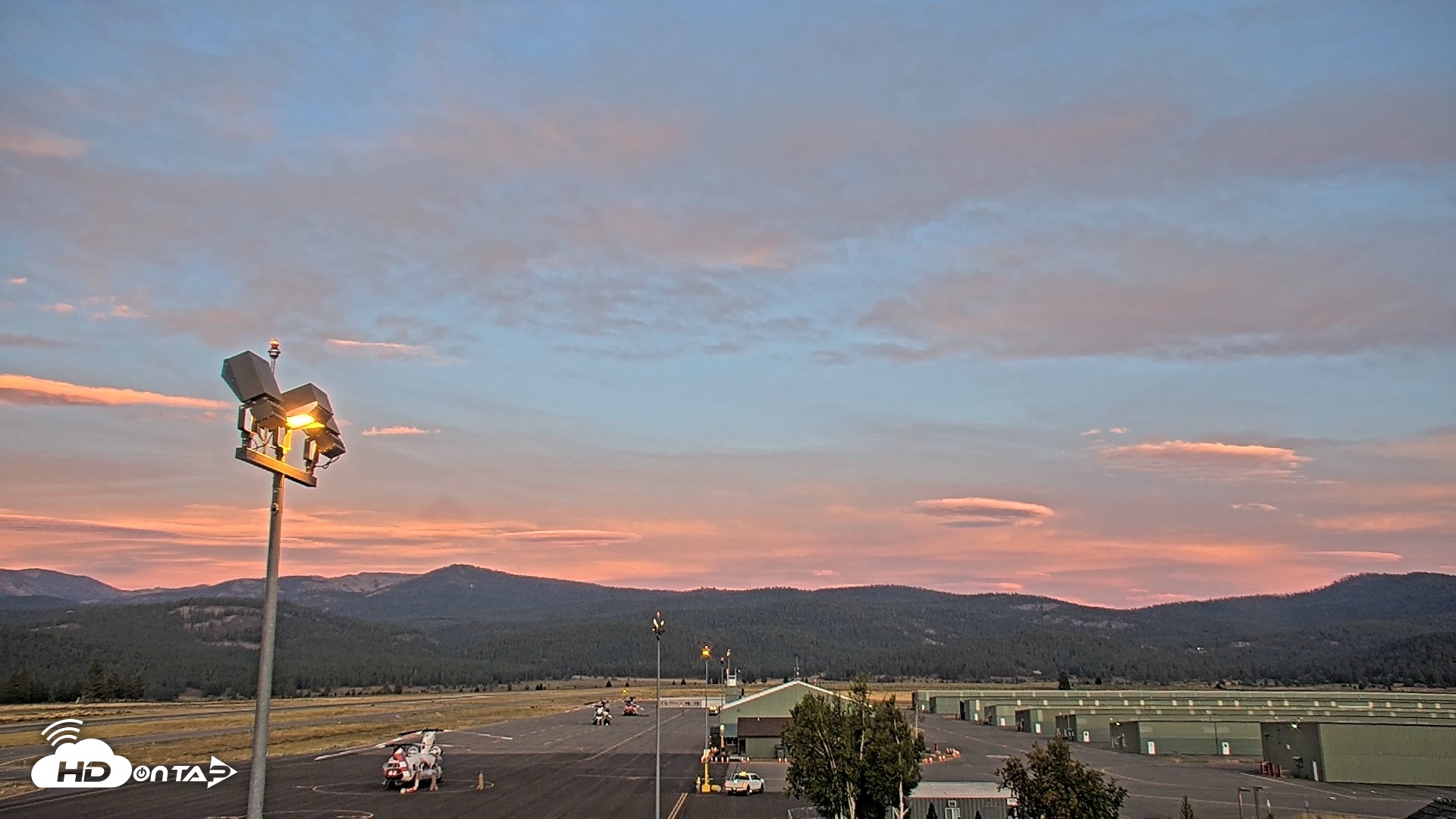 Snapshot of Truckee Tahoe Airport Live Webcam taken Aug 23, 2026, 7:49pm PDT