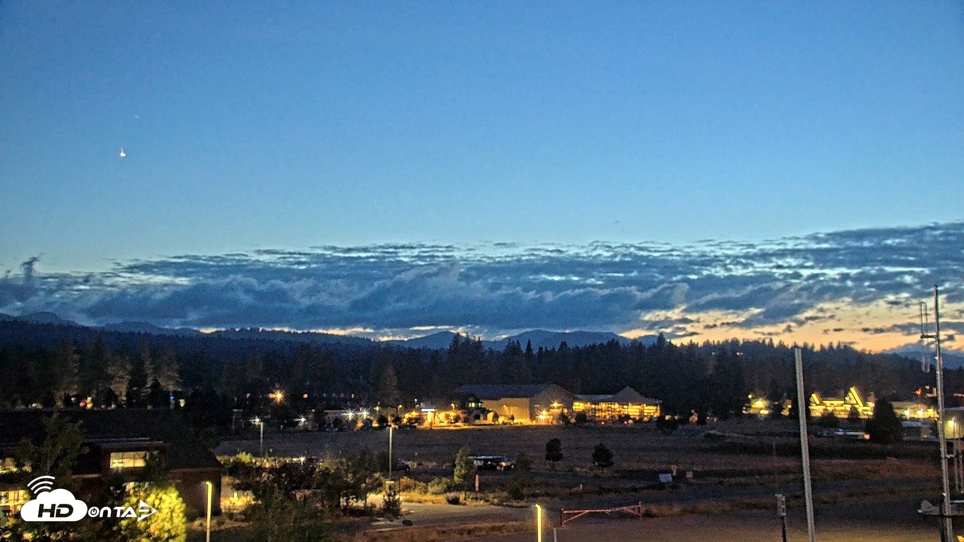 Snapshot of Truckee Tahoe Airport Live Webcam taken Sep 1, 2026, 8:08pm PDT