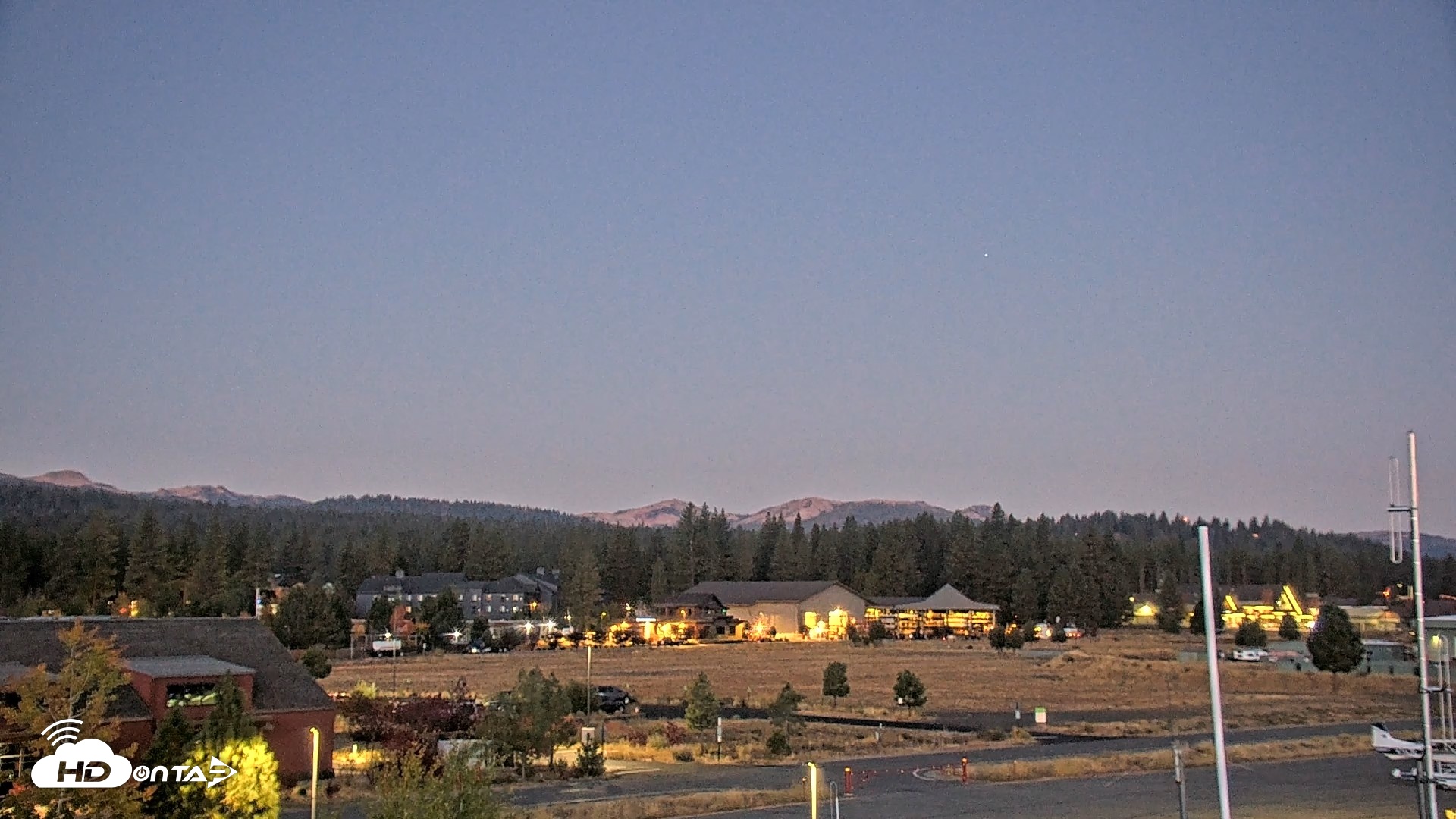 Snapshot of Truckee Tahoe Airport Live Webcam taken Oct 1, 2026, 6:29am PDT