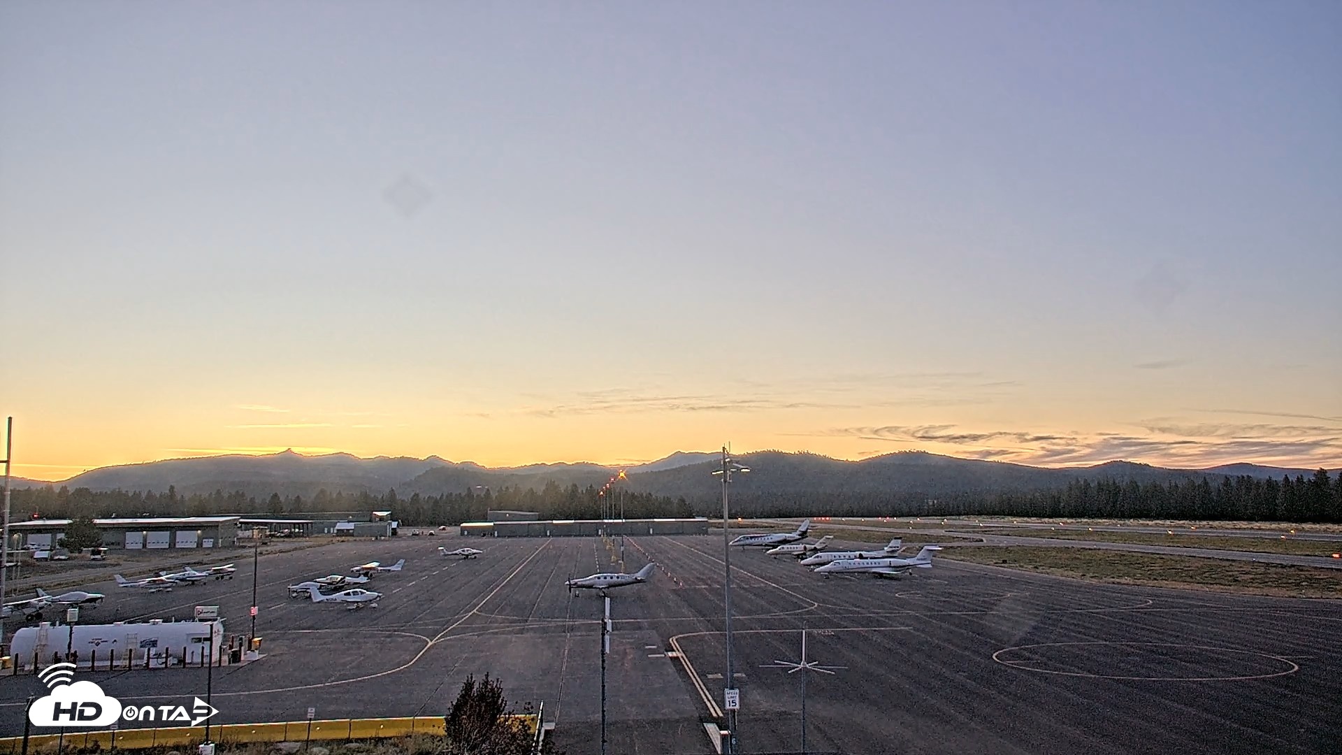 Snapshot of Truckee Tahoe Airport Live Webcam taken Aug 26, 2026, 7:48pm PDT