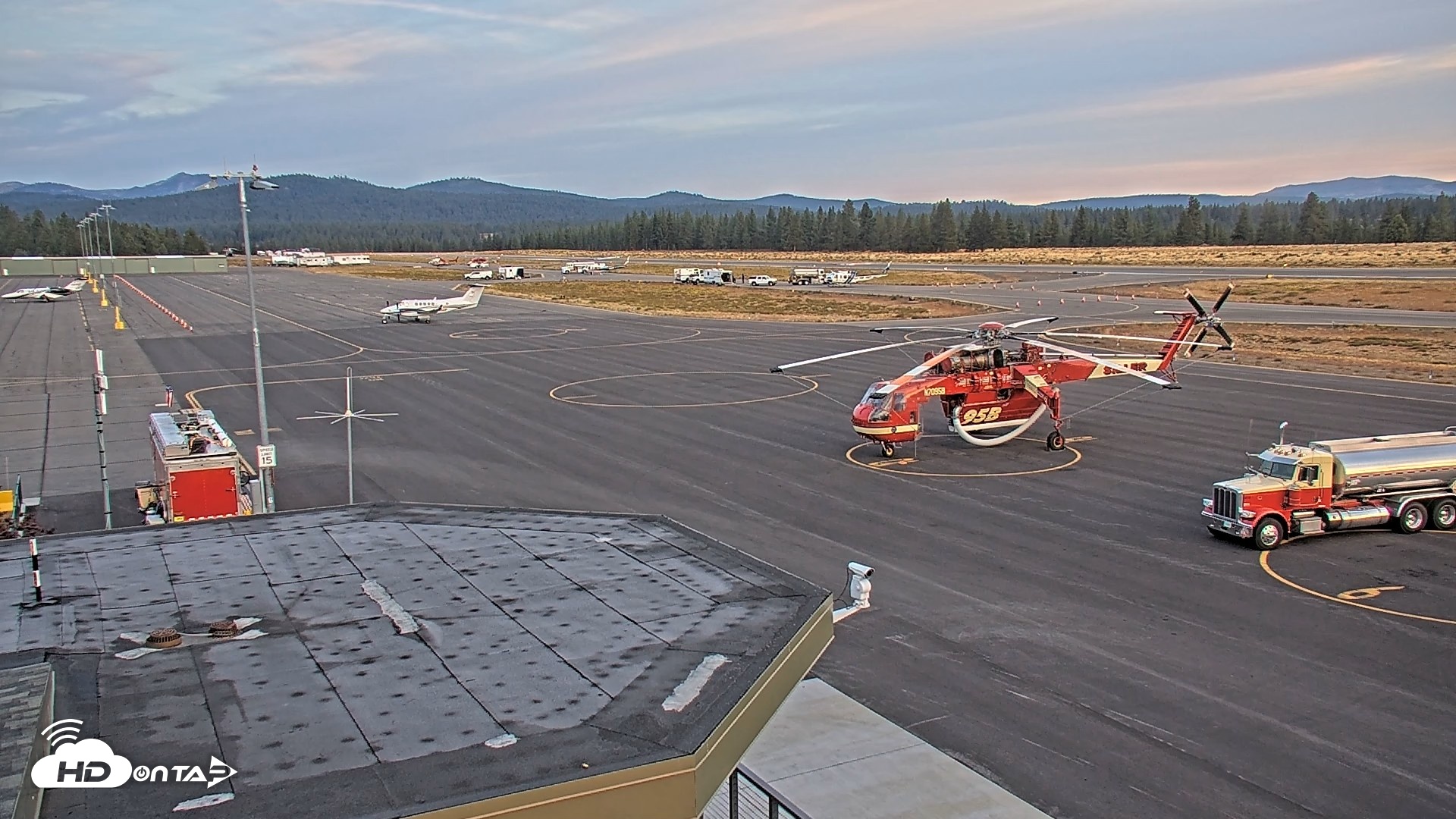Snapshot of Truckee Tahoe Airport Live Webcam taken Sep 20, 2026, 7:00am PDT