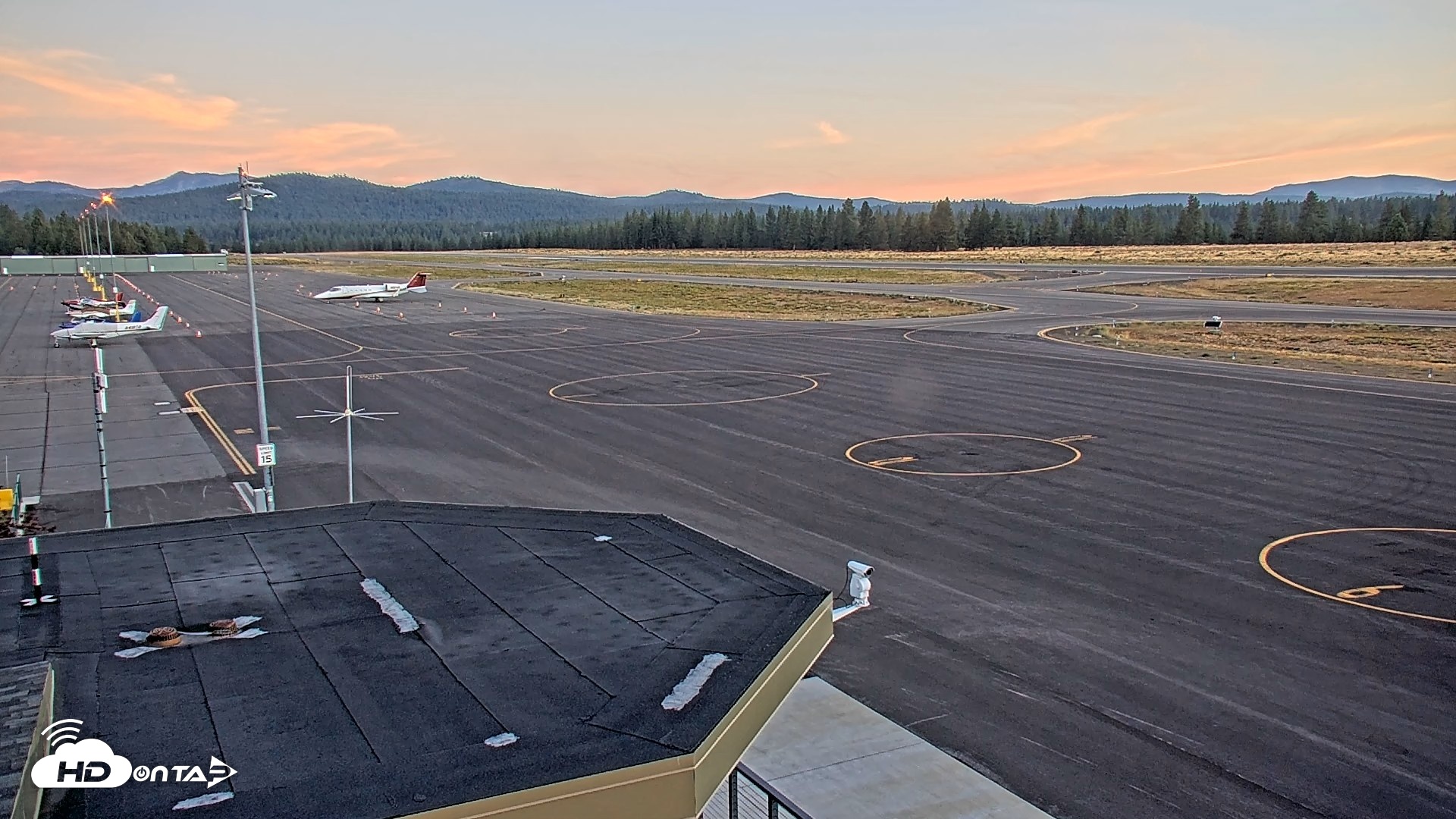 Snapshot of Truckee Tahoe Airport Live Webcam taken Aug 16, 2026, 6:14am PDT
