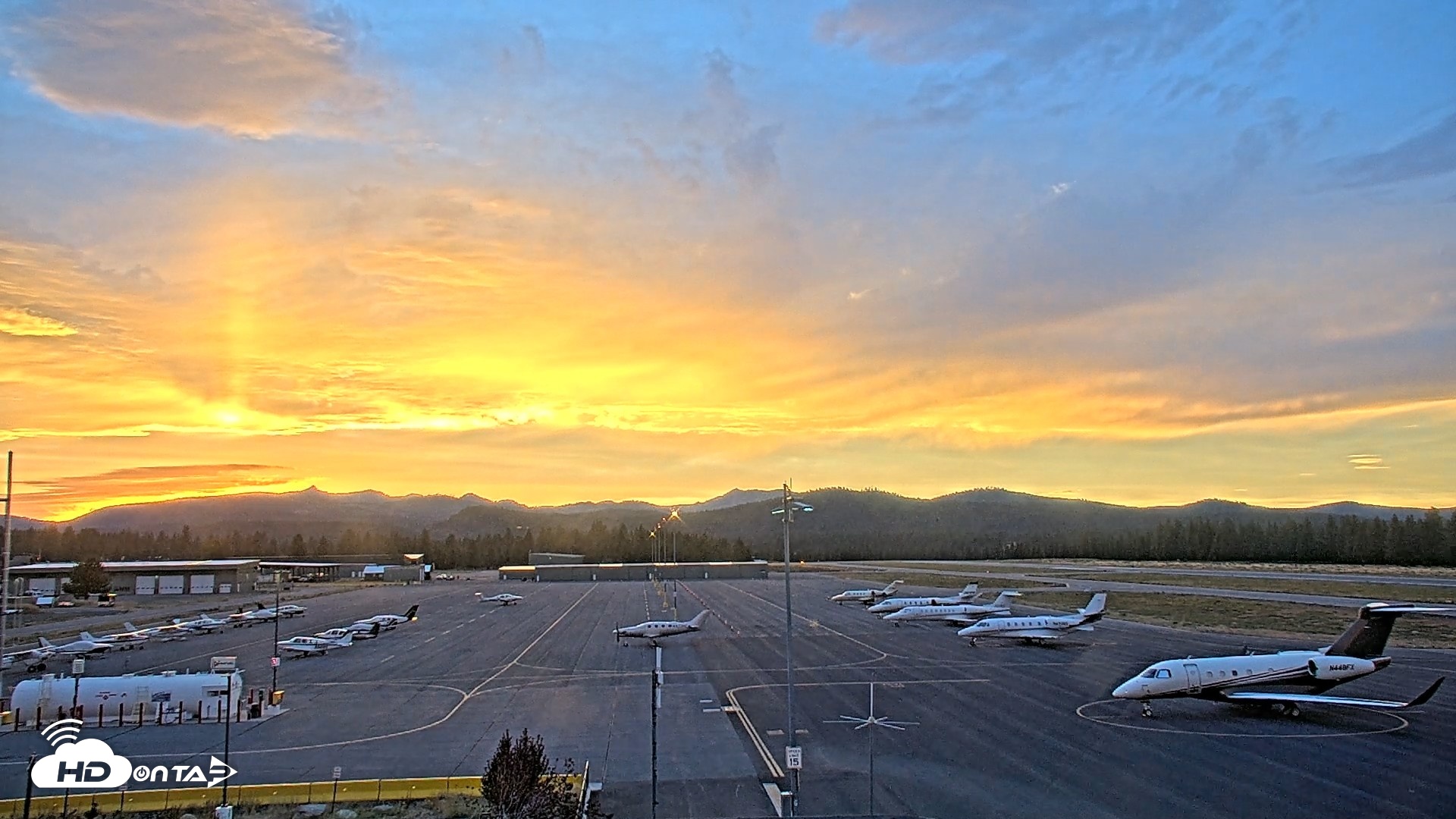Snapshot of Truckee Tahoe Airport Live Webcam taken Aug 27, 2026, 7:39pm PDT