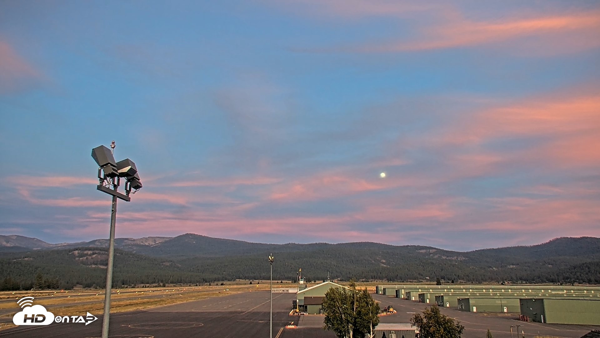 Snapshot of Truckee Tahoe Airport Live Webcam taken Aug 25, 2026, 7:51pm PDT
