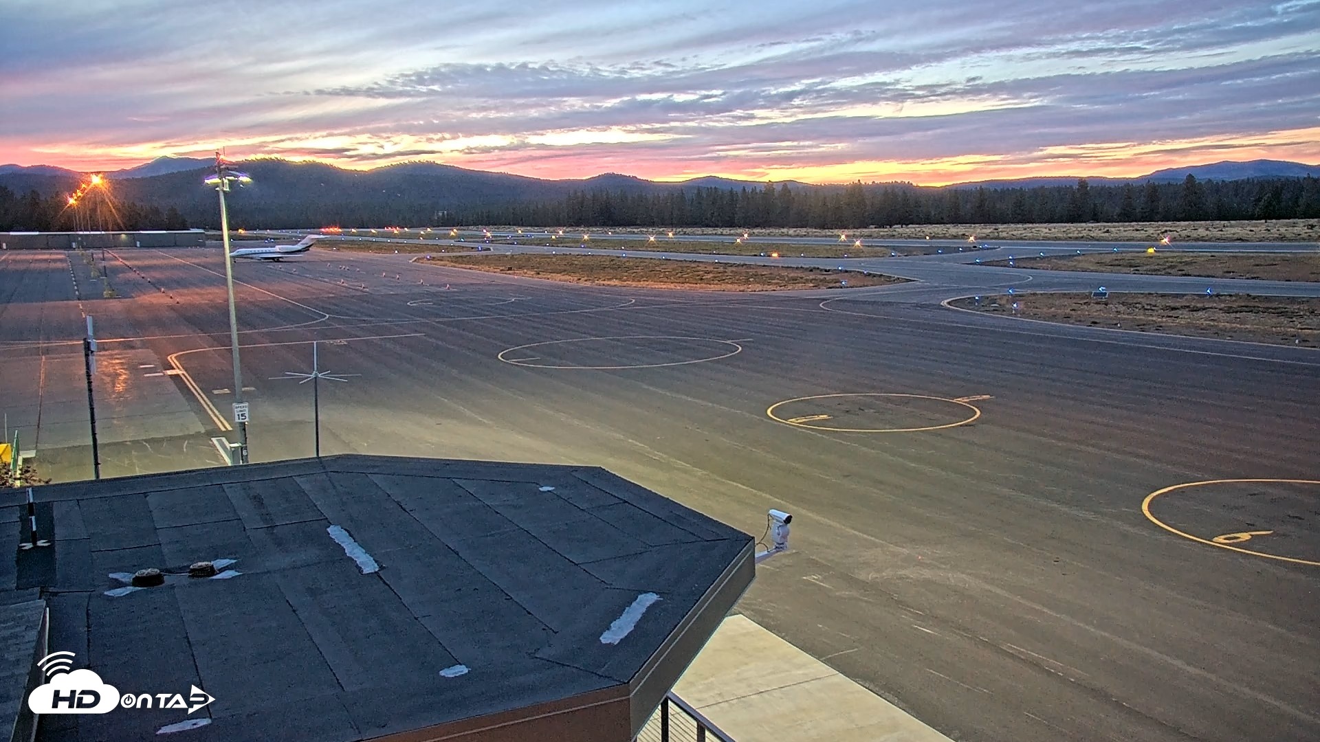 Snapshot of Truckee Tahoe Airport Live Webcam taken Sep 9, 2026, 7:37pm PDT