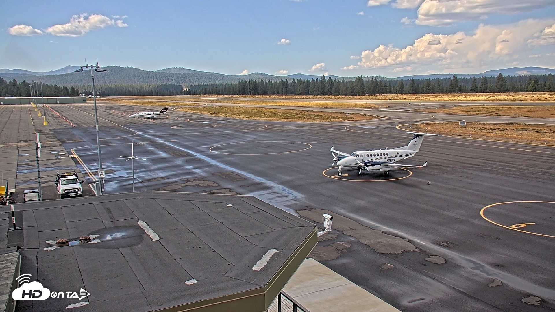 Snapshot of Truckee Tahoe Airport Live Webcam taken Sep 22, 2026, 3:27pm PDT