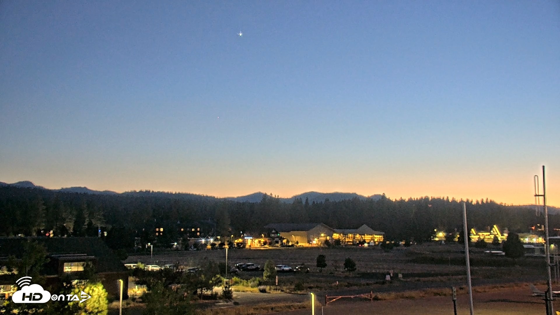 Snapshot of Truckee Tahoe Airport Live Webcam taken Aug 9, 2026, 8:43pm PDT