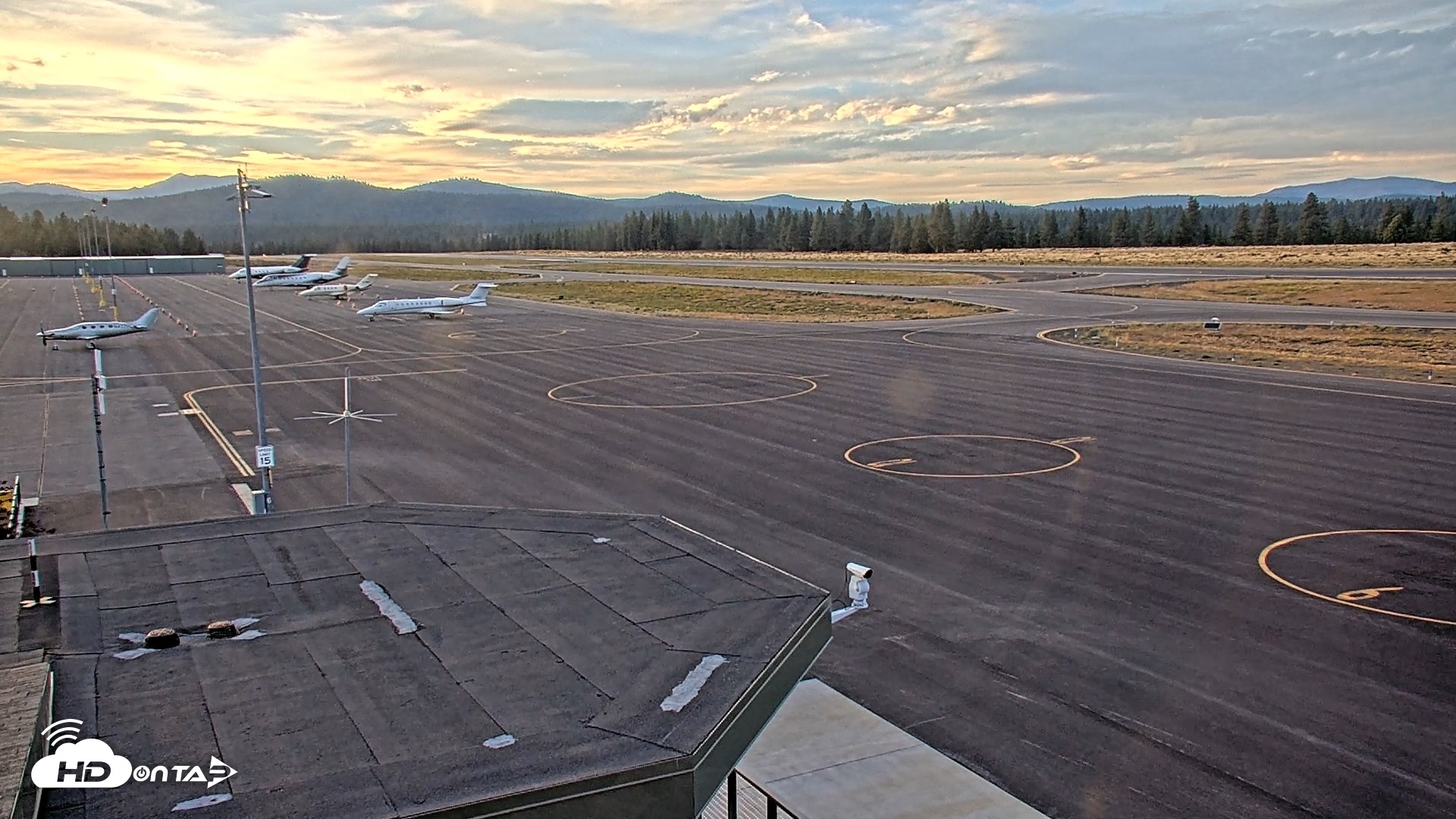 Snapshot of Truckee Tahoe Airport Live Webcam taken Aug 25, 2026, 7:25pm PDT