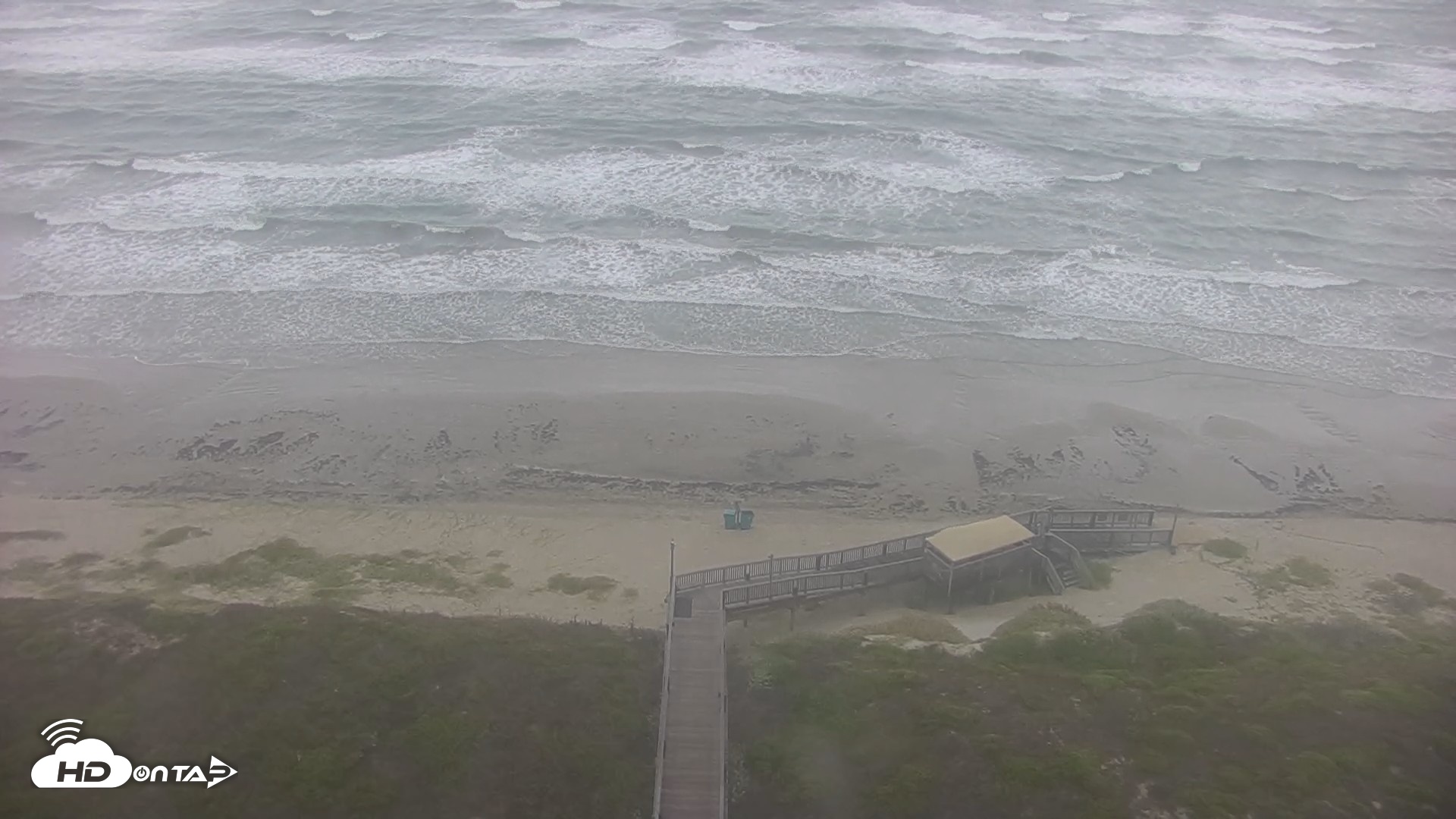 Snapshot of Port Aransas Beach Live Webcam taken Oct 1, 2026, 6:31pm CDT