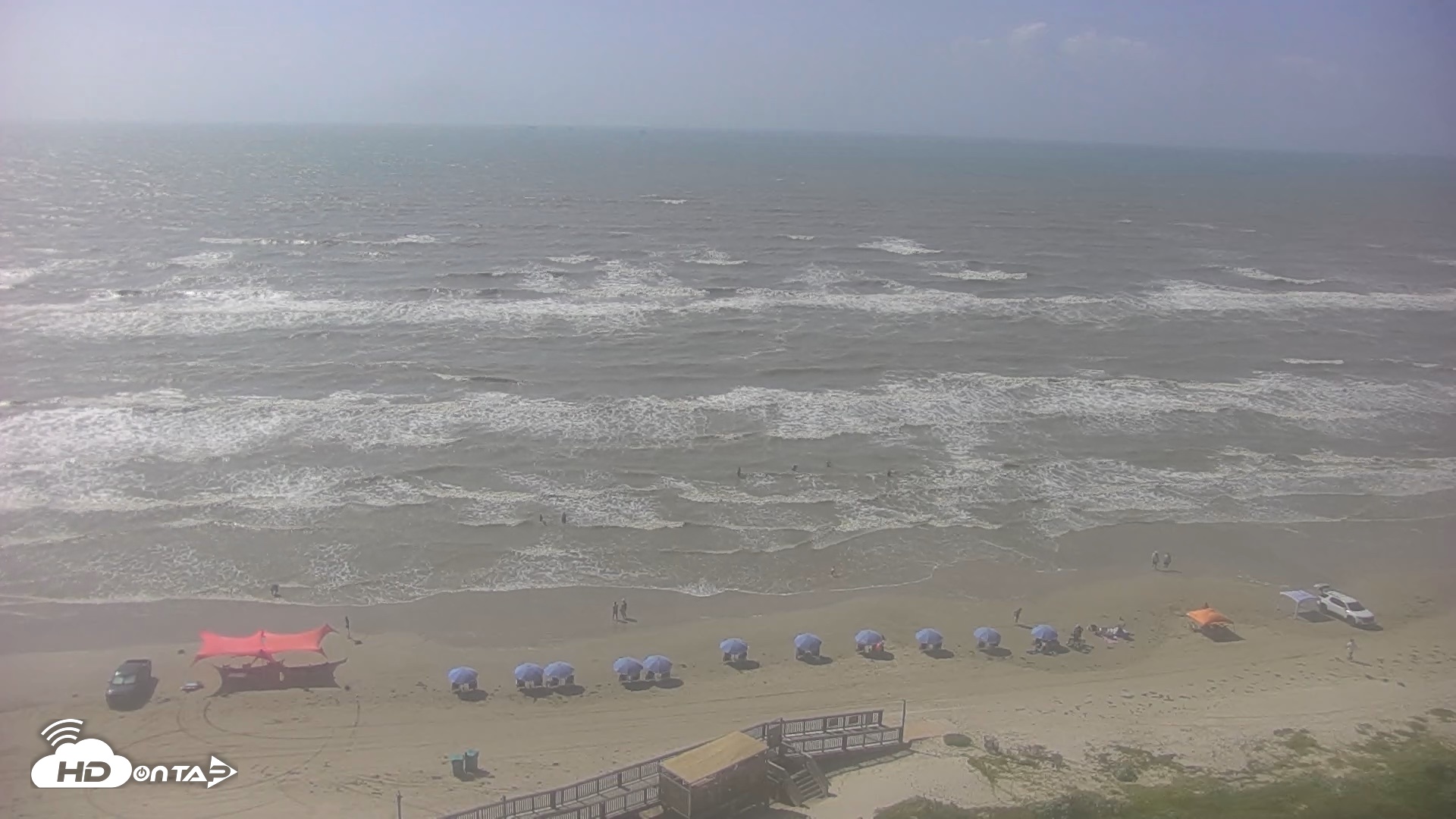 Snapshot of Port Aransas Beach Live Webcam taken Jun 28, 2026, 10:23am CDT