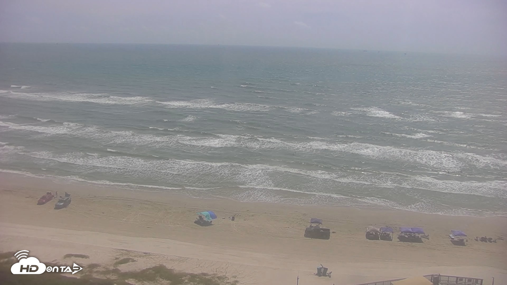 Snapshot of Port Aransas Beach Live Webcam taken Sep 11, 2026, 12:01pm CDT