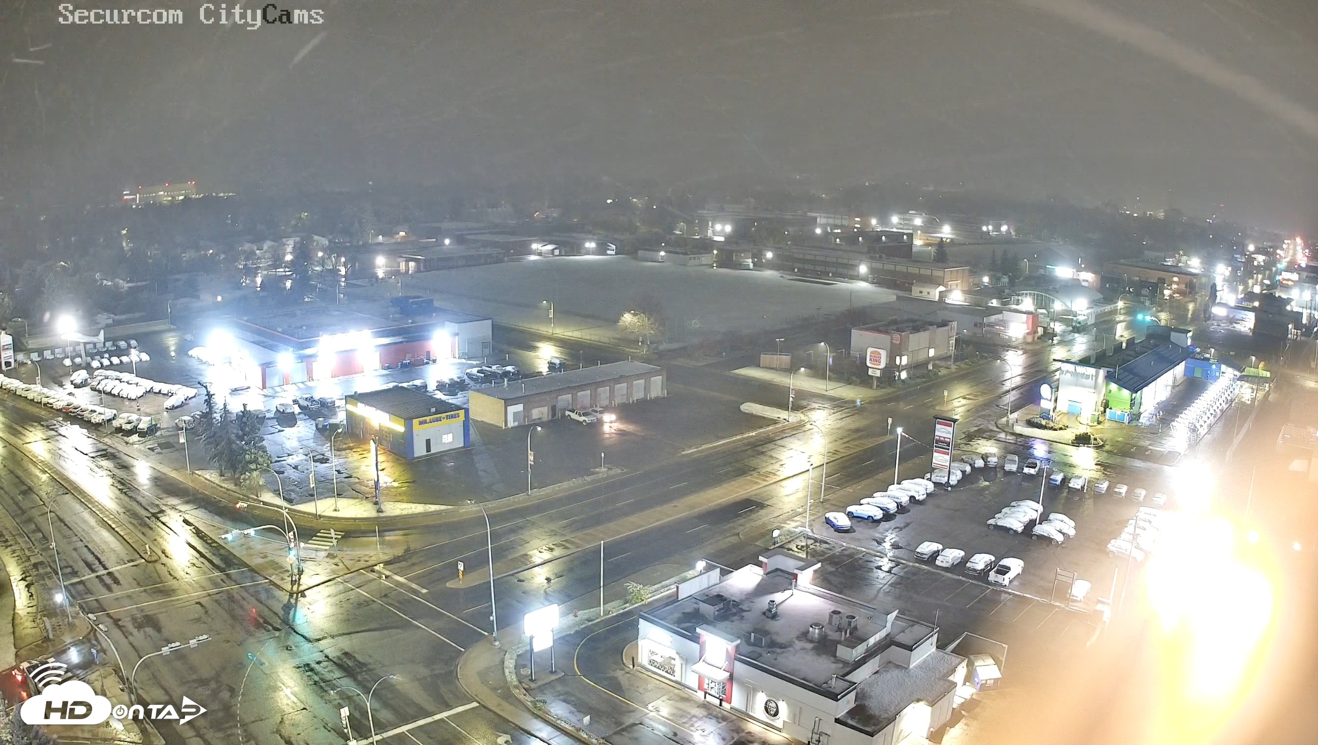 Snapshot of Lethbridge Alberta Watertower Live Webcam taken Oct 11, 2026, 6:04am MDT