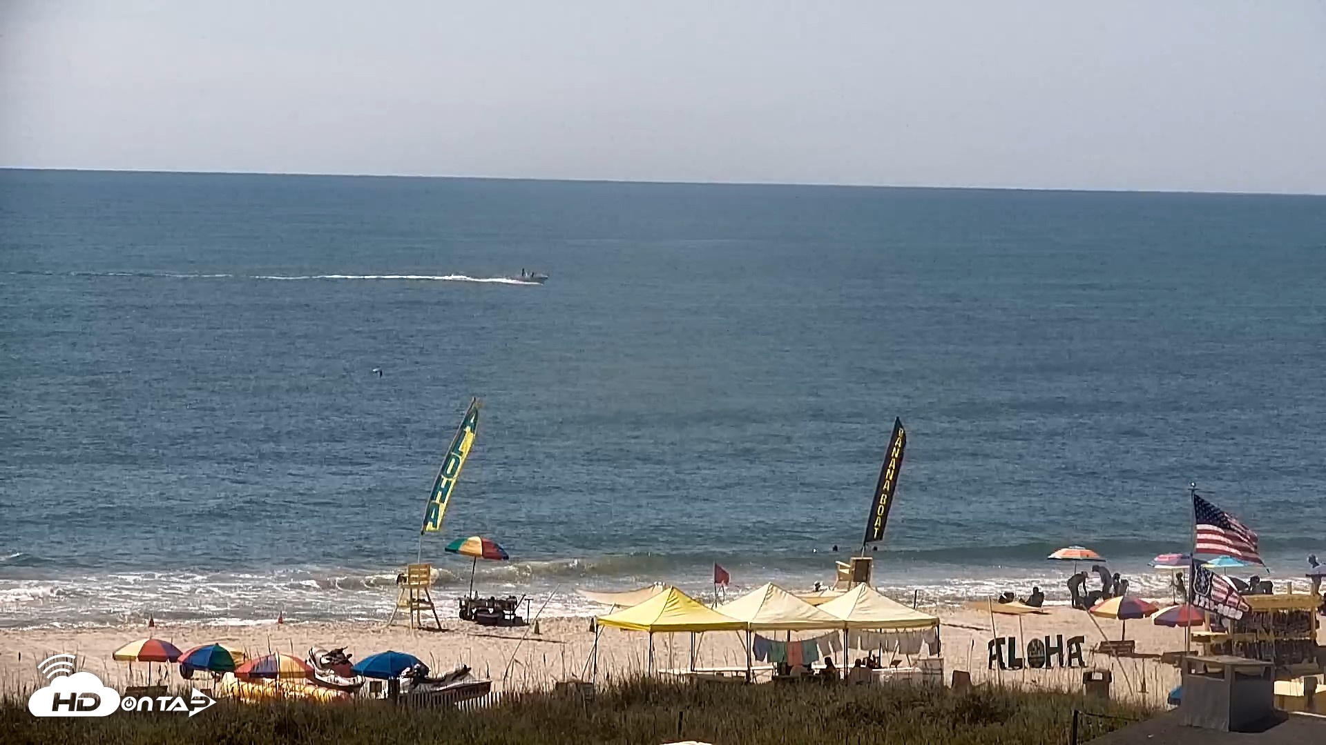 Snapshot of Boulineaus Cherry Grove Beach Live Cam taken Sep 17, 2026, 12:10pm EDT