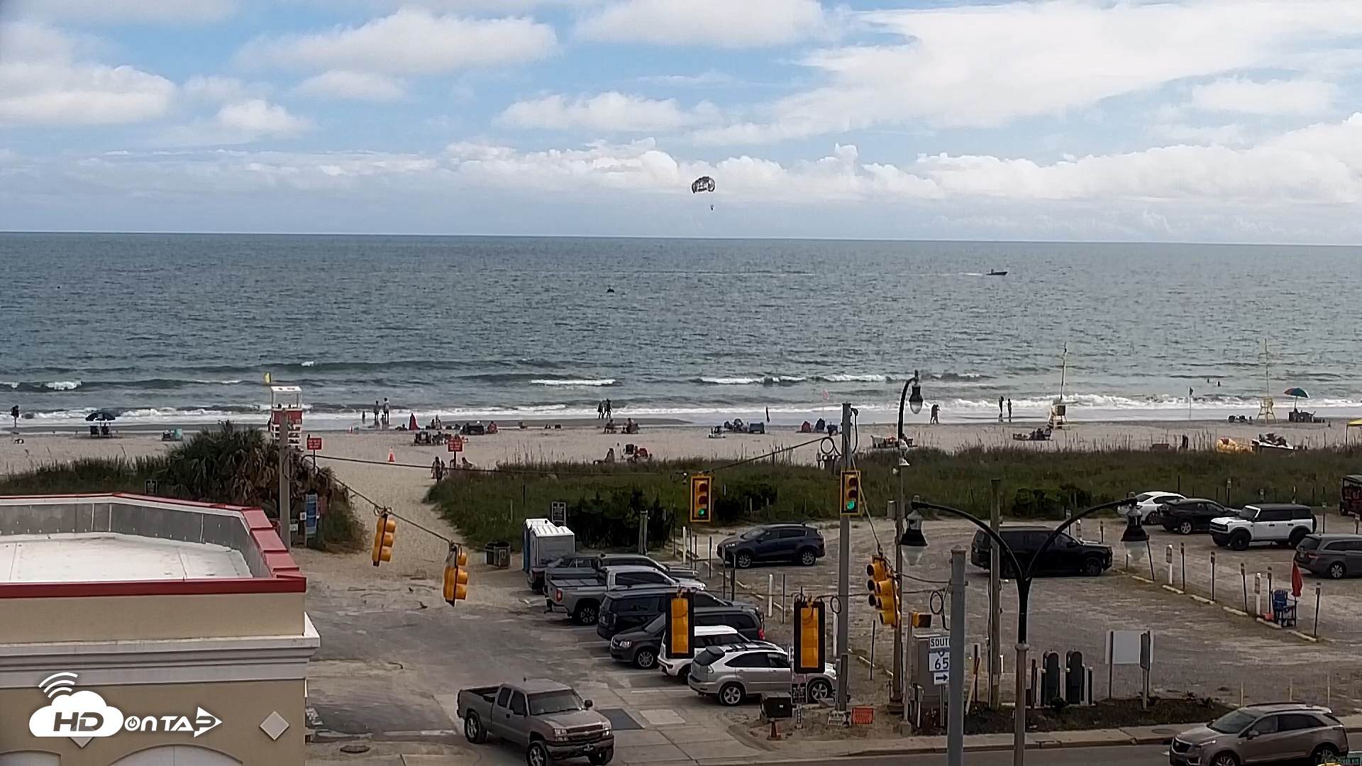 Snapshot of Boulineaus Cherry Grove Beach Live Cam taken Sep 10, 2026, 3:28pm EDT
