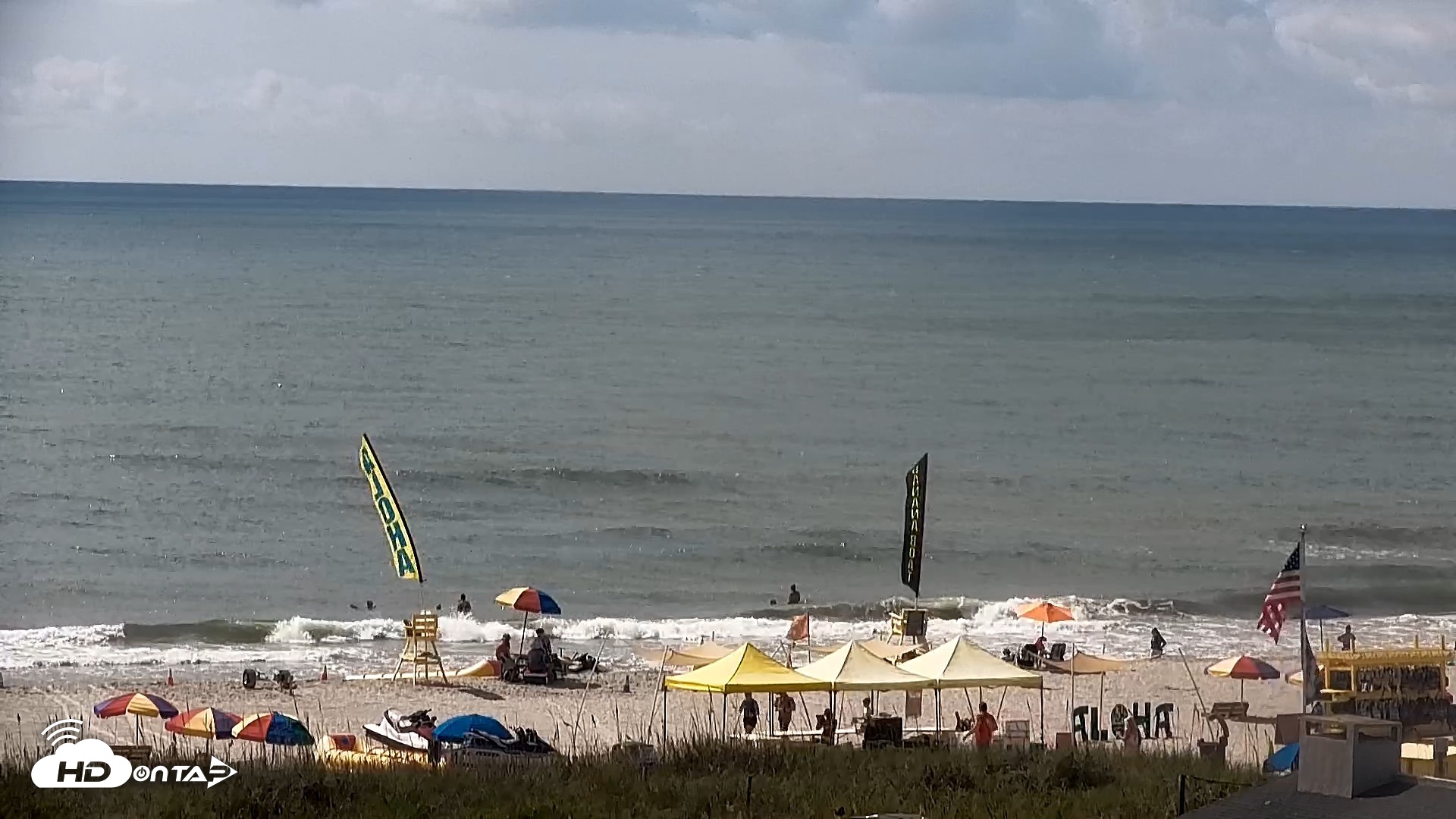 Snapshot of Boulineaus Cherry Grove Beach Live Cam taken Sep 13, 2026, 11:43am EDT