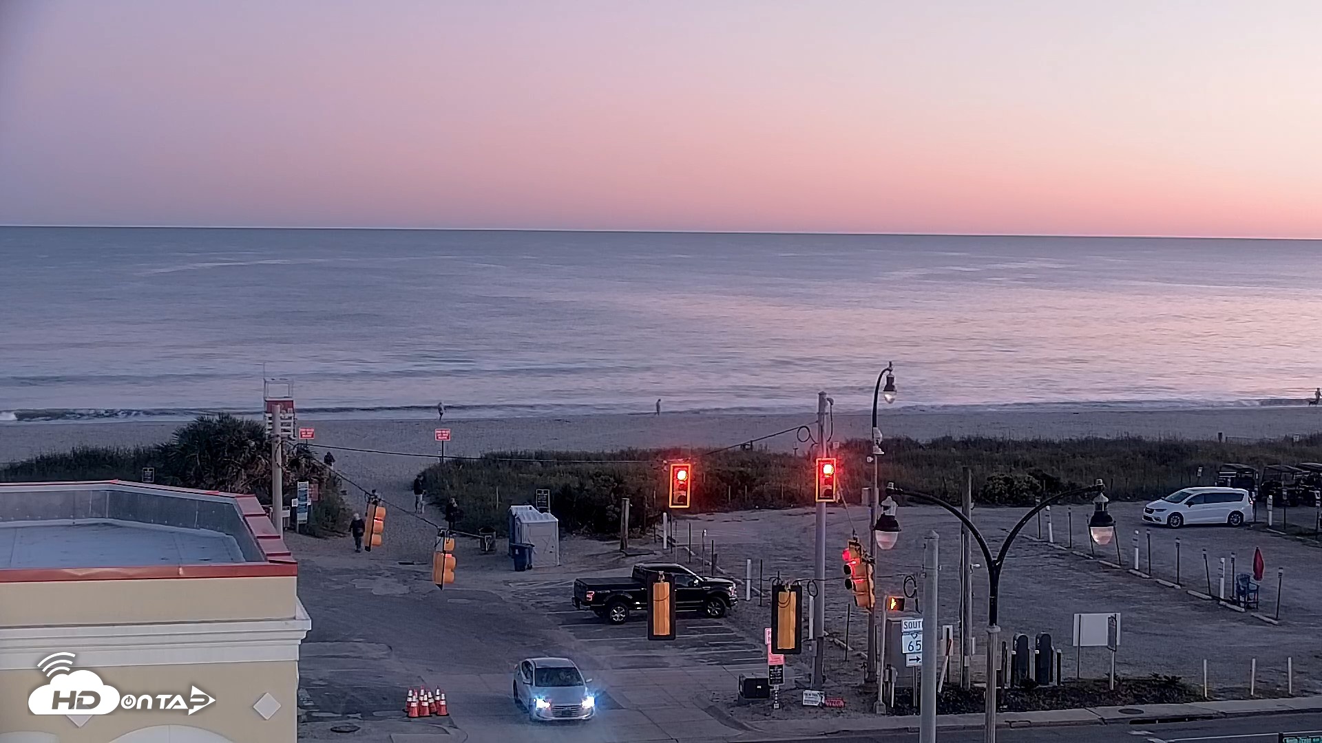 Snapshot of Boulineaus Cherry Grove Beach Live Cam taken Oct 20, 2026, 6:51pm EDT