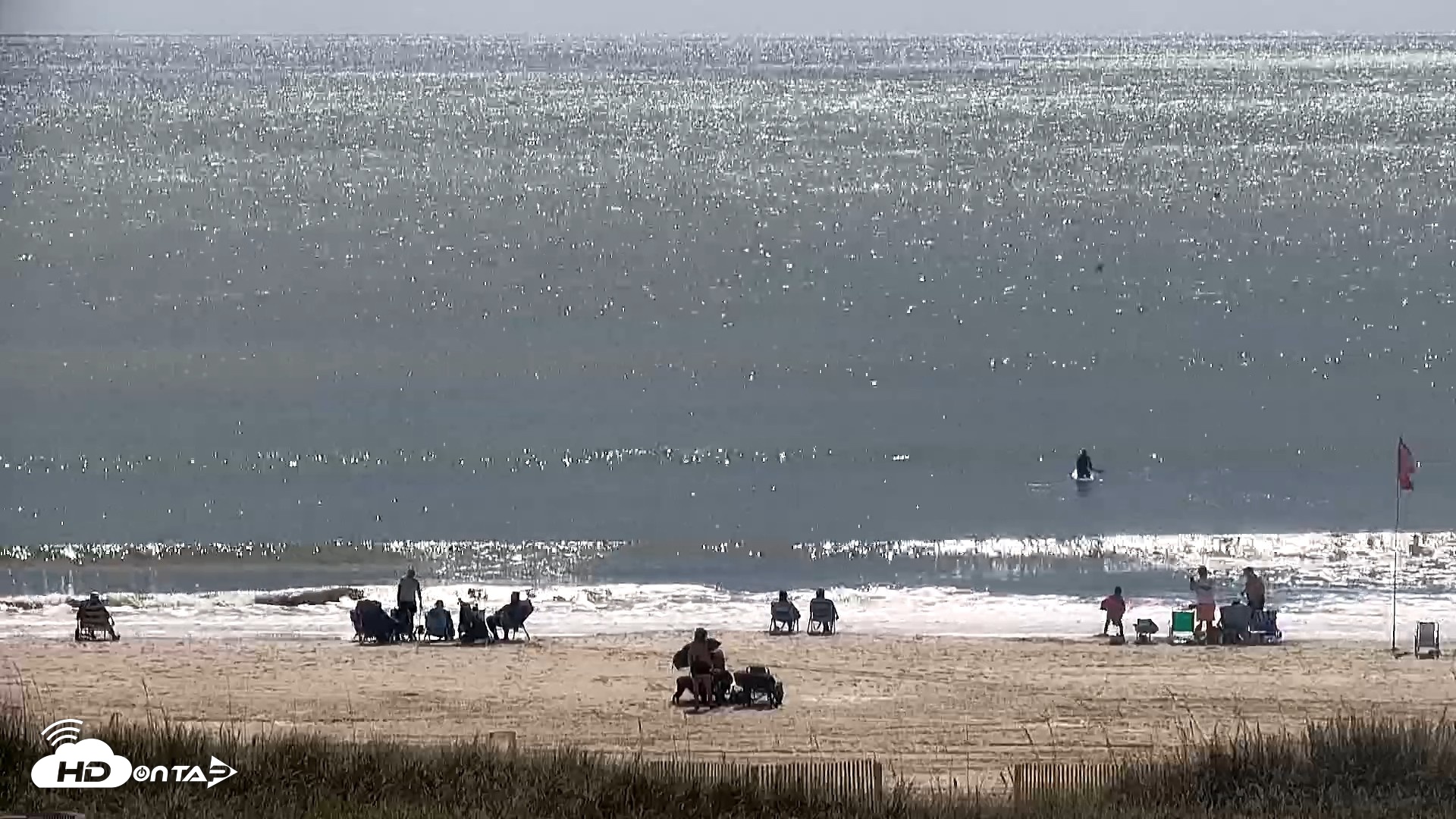 Snapshot of Boulineaus Cherry Grove Beach Live Cam taken Sep 25, 2026, 12:30pm EDT