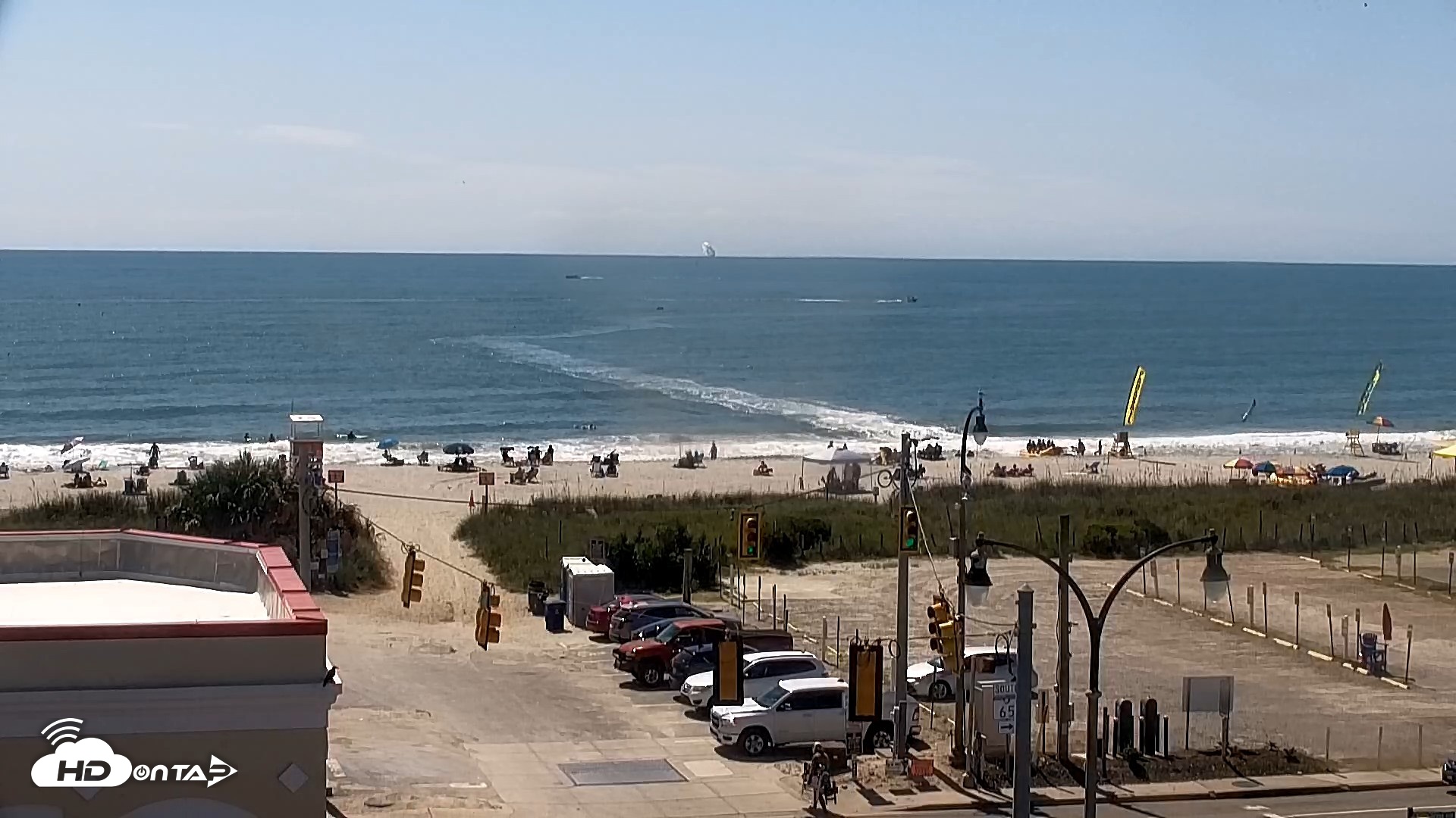 Snapshot of Boulineaus Cherry Grove Beach Live Cam taken Sep 17, 2026, 12:09pm EDT