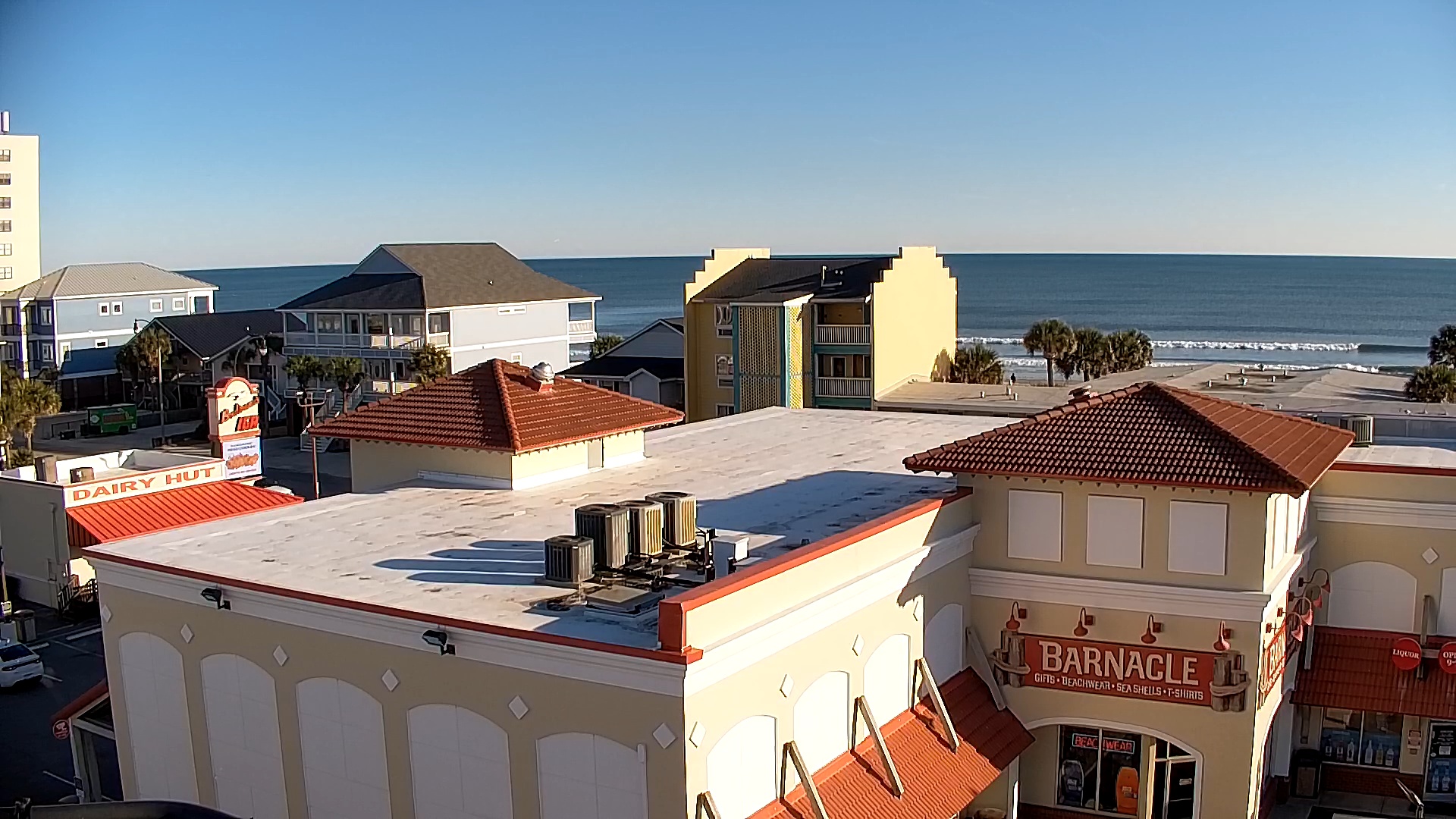 Snapshot of Boulineaus Cherry Grove Beach Live Cam taken Jan 14, 2025, 3:55pm EST