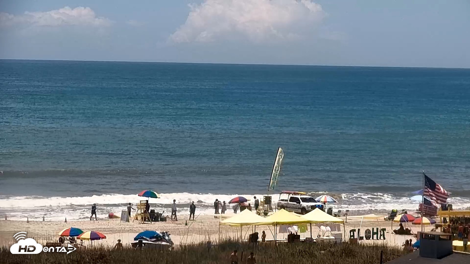 Snapshot of Boulineaus Cherry Grove Beach Live Cam taken May 20, 2026, 12:58pm EDT
