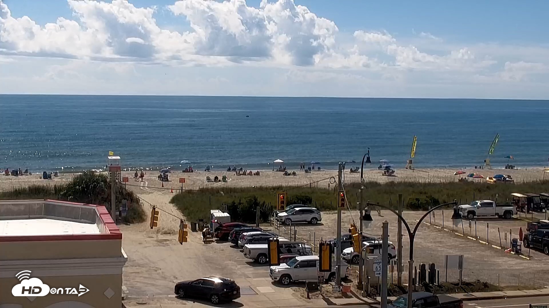Snapshot of Boulineaus Cherry Grove Beach Live Cam taken Oct 1, 2026, 12:05pm EDT