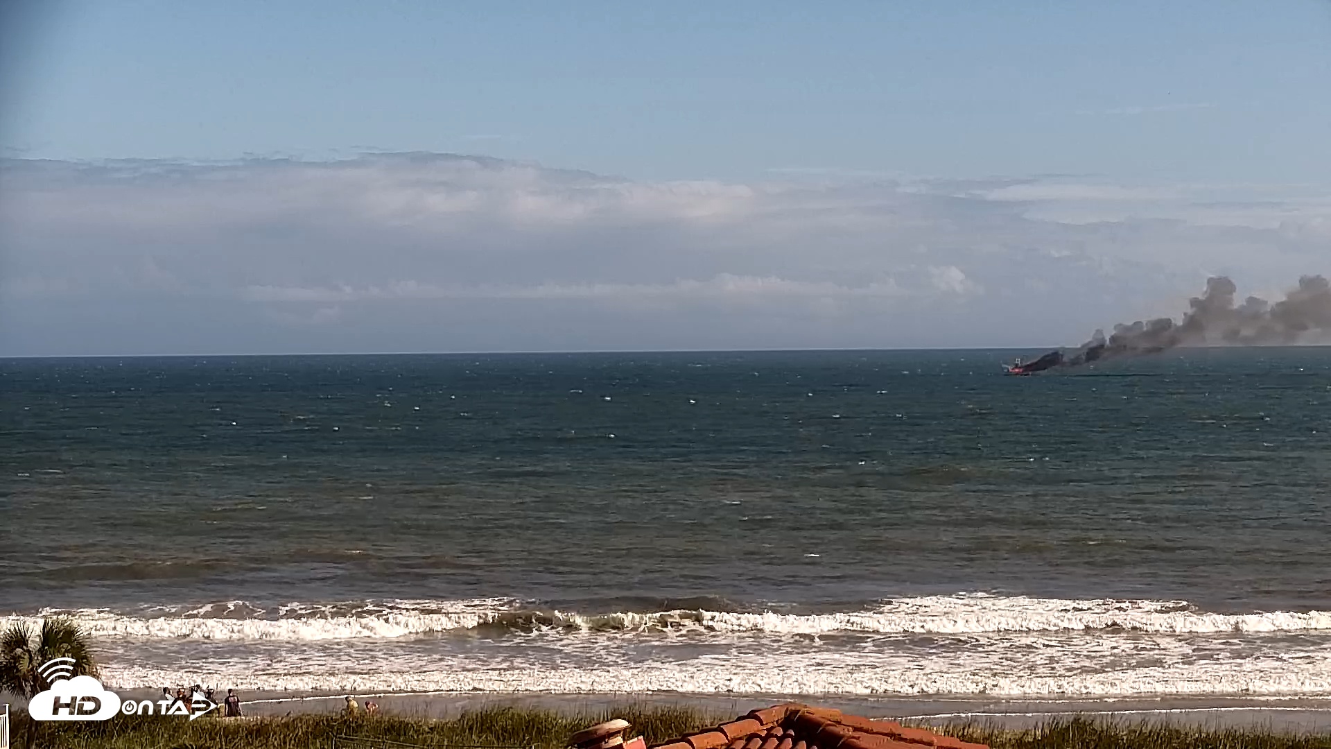 Snapshot of Boulineaus Cherry Grove Beach Live Cam taken Oct 6, 2025, 4:14pm EDT