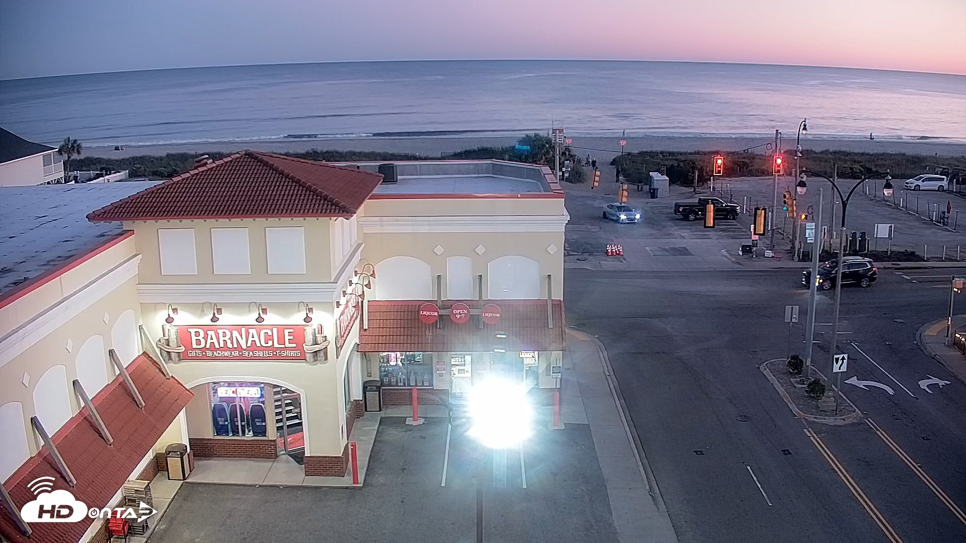 Snapshot of Boulineaus Cherry Grove Beach Live Cam taken Oct 20, 2026, 6:51pm EDT