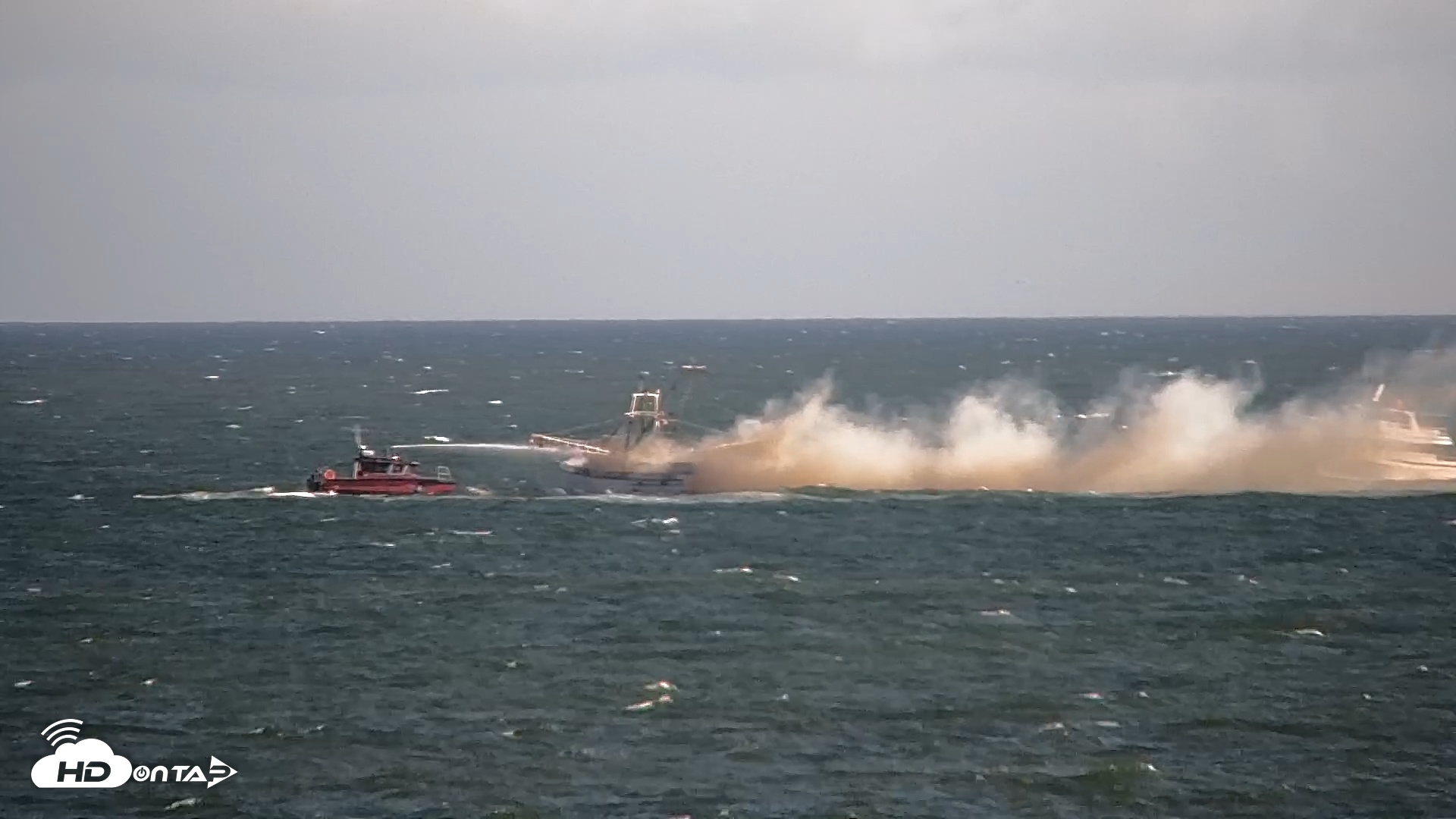 Snapshot of Boulineaus Cherry Grove Beach Live Cam taken Oct 6, 2025, 4:32pm EDT