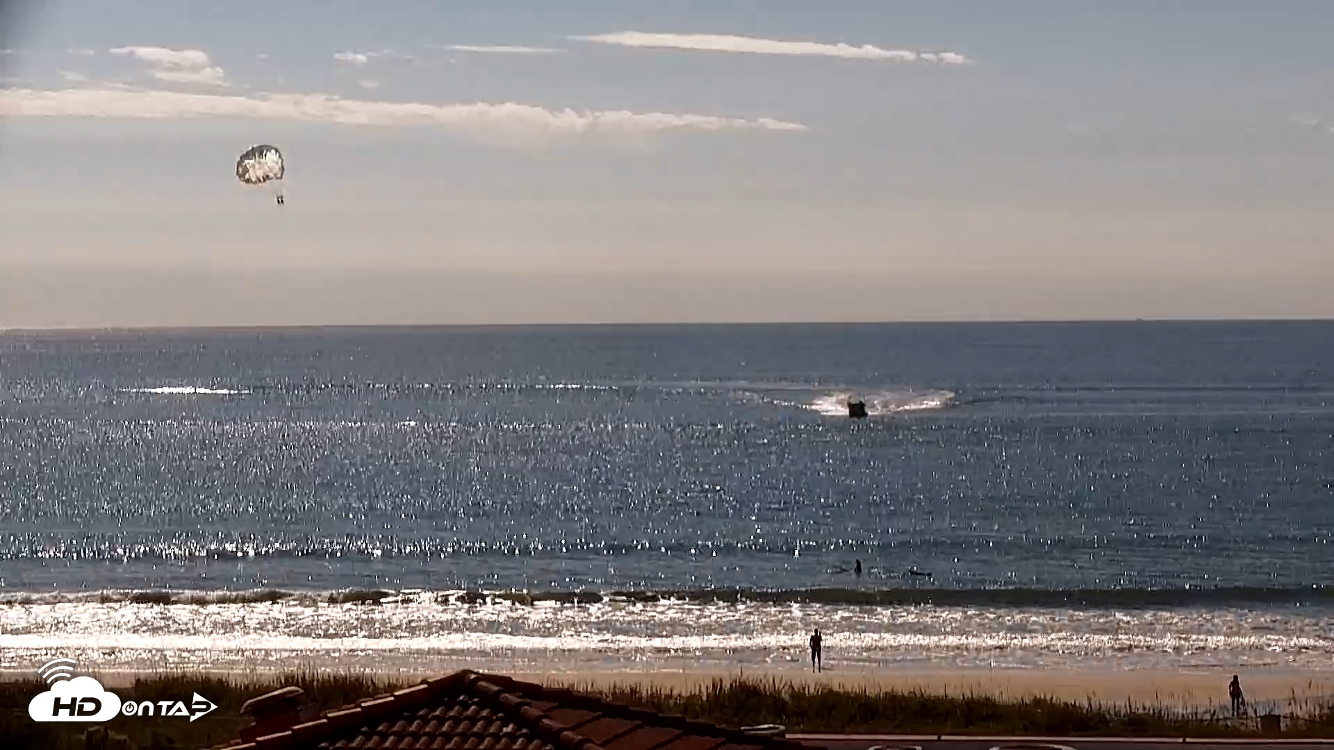 Snapshot of Boulineaus Cherry Grove Beach Live Cam taken Oct 18, 2025, 10:46am EDT