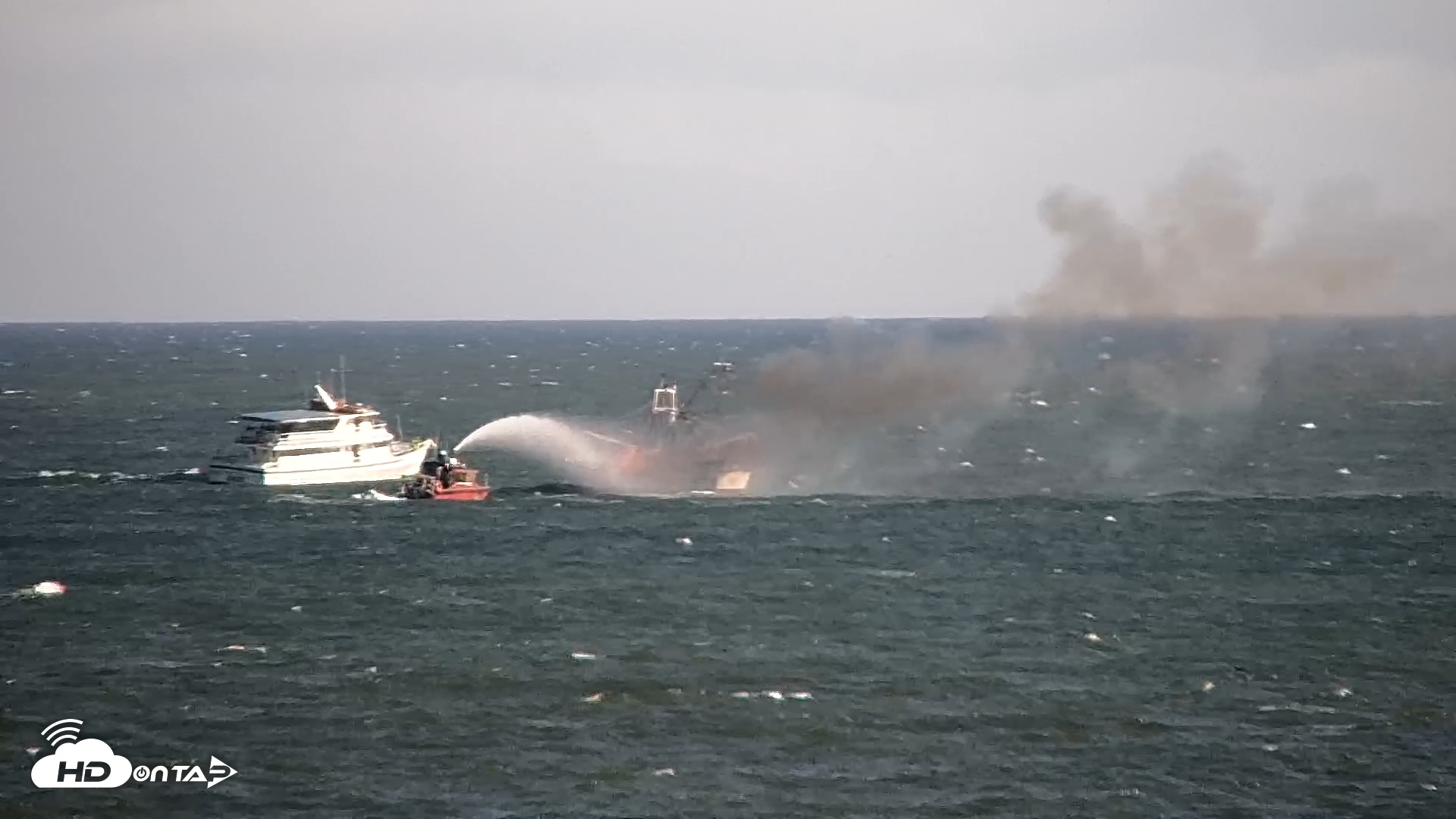 Snapshot of Boulineaus Cherry Grove Beach Live Cam taken Oct 6, 2025, 4:28pm EDT