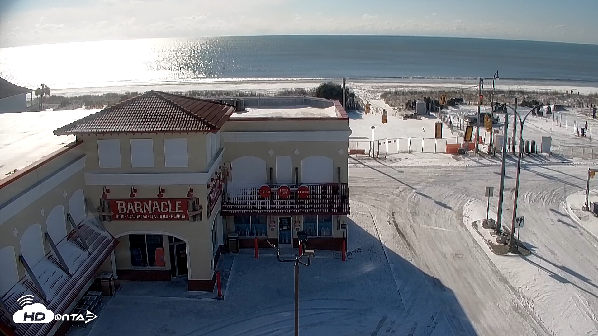 Snapshot of Boulineaus Cherry Grove Beach Live Cam taken Feb 1, 2026, 10:14am EST